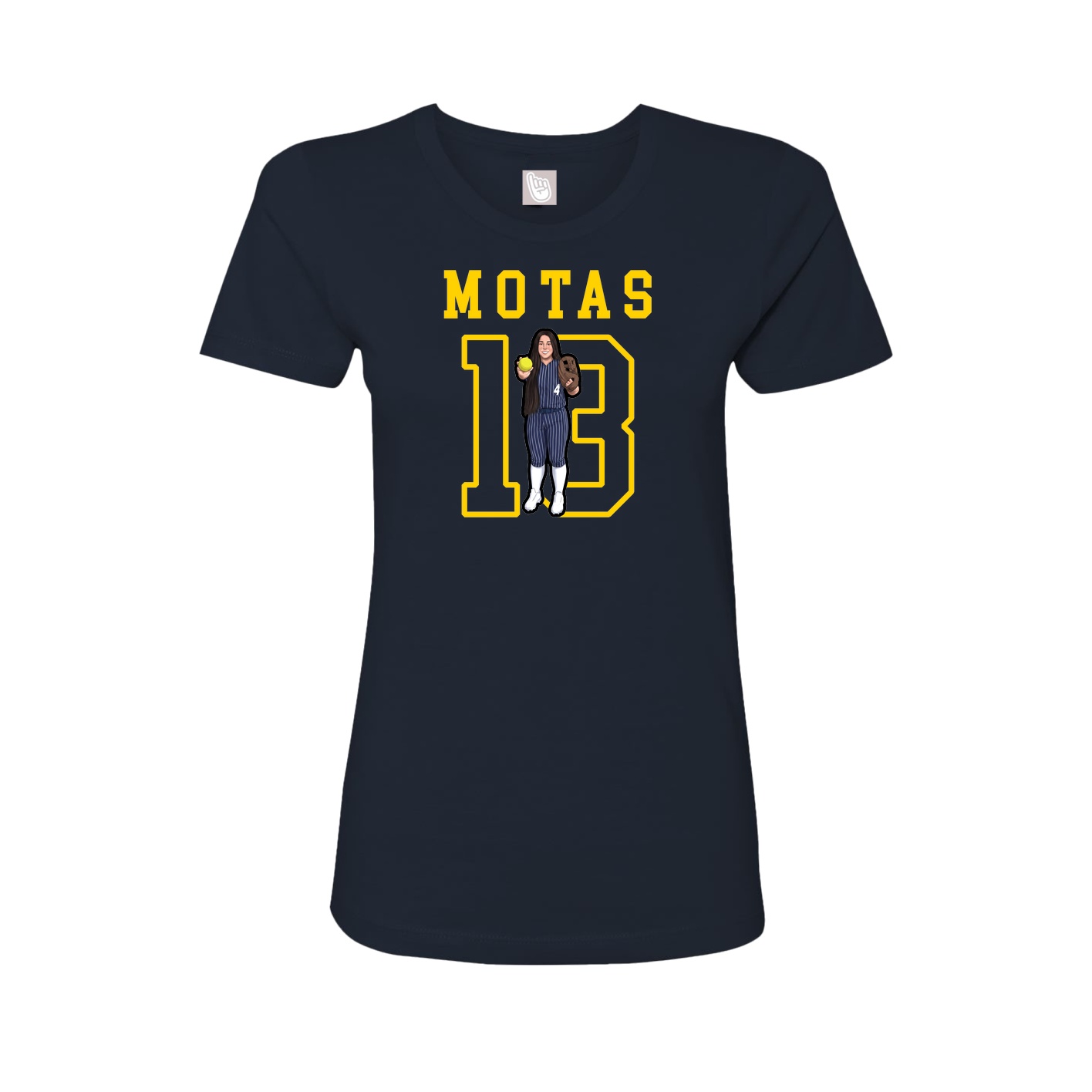 Fitted Women's Tee — Shirsey in Navy