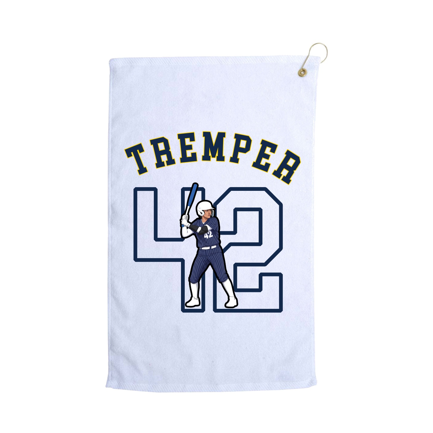 Golf Towel — Shirsey Arch in White