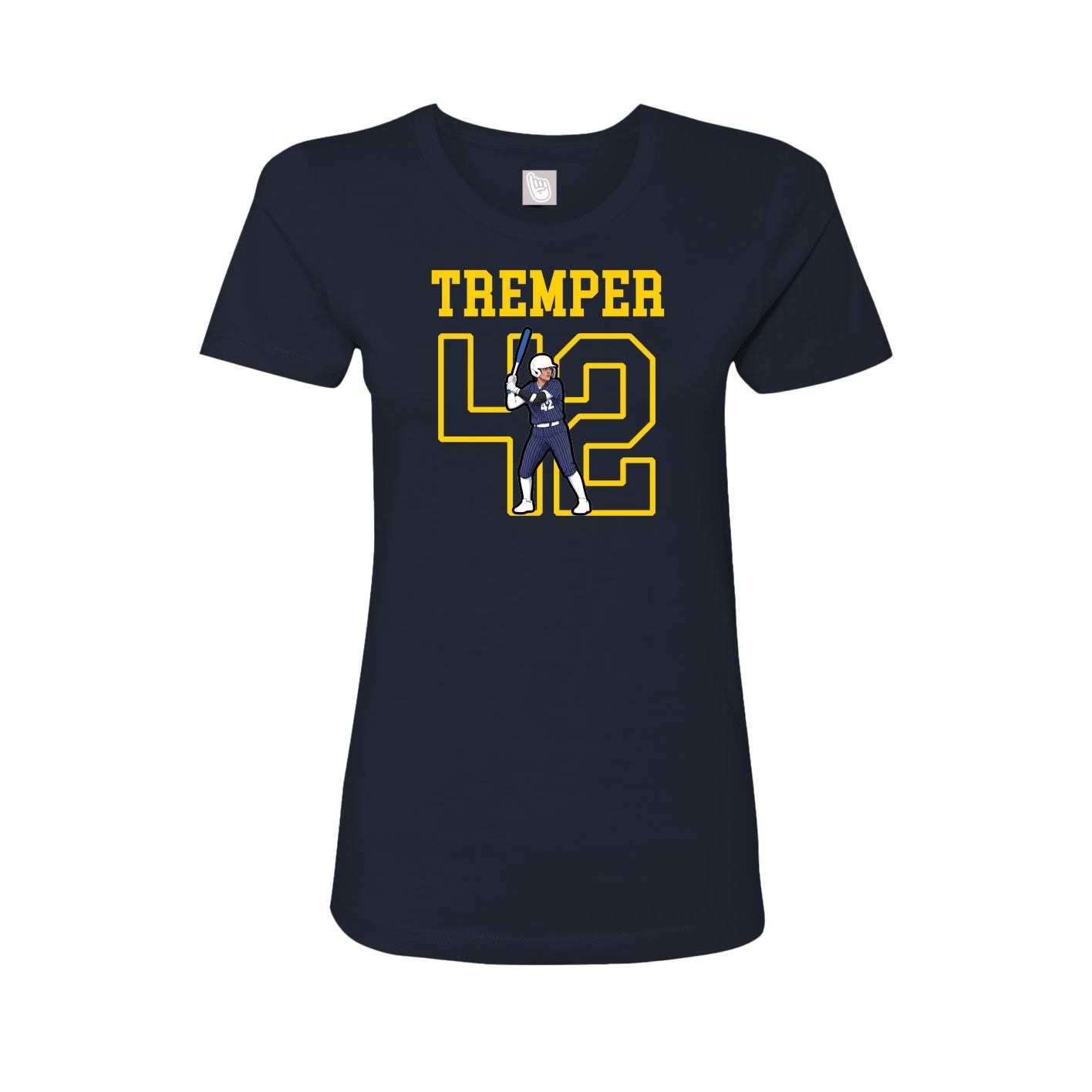 Fitted Women's Tee — Shirsey in Navy