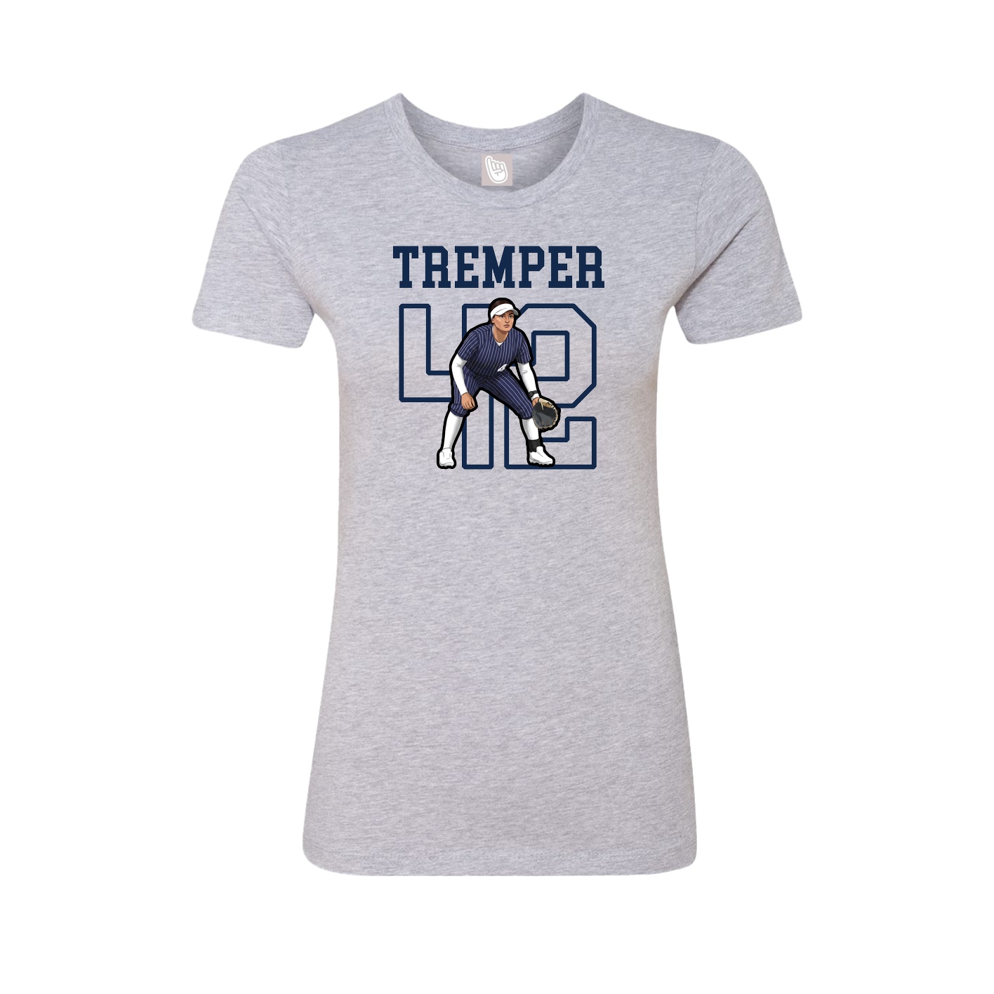 Fitted Women's Tee — Shirsey in Grey