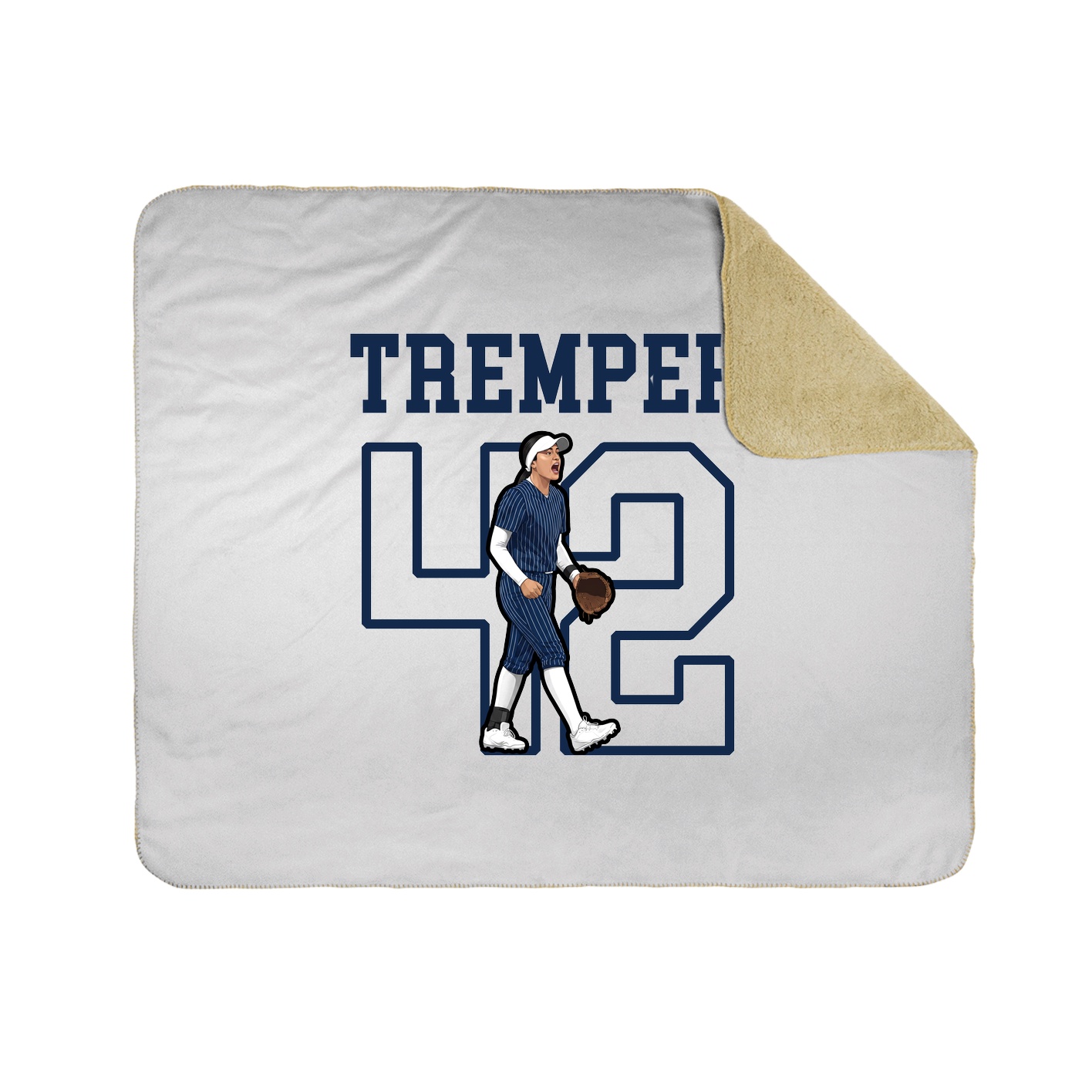Throw Blanket — Shirsey in White