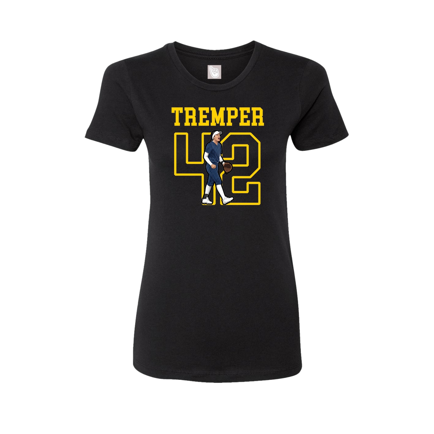 Fitted Women's Tee — Shirsey in Black