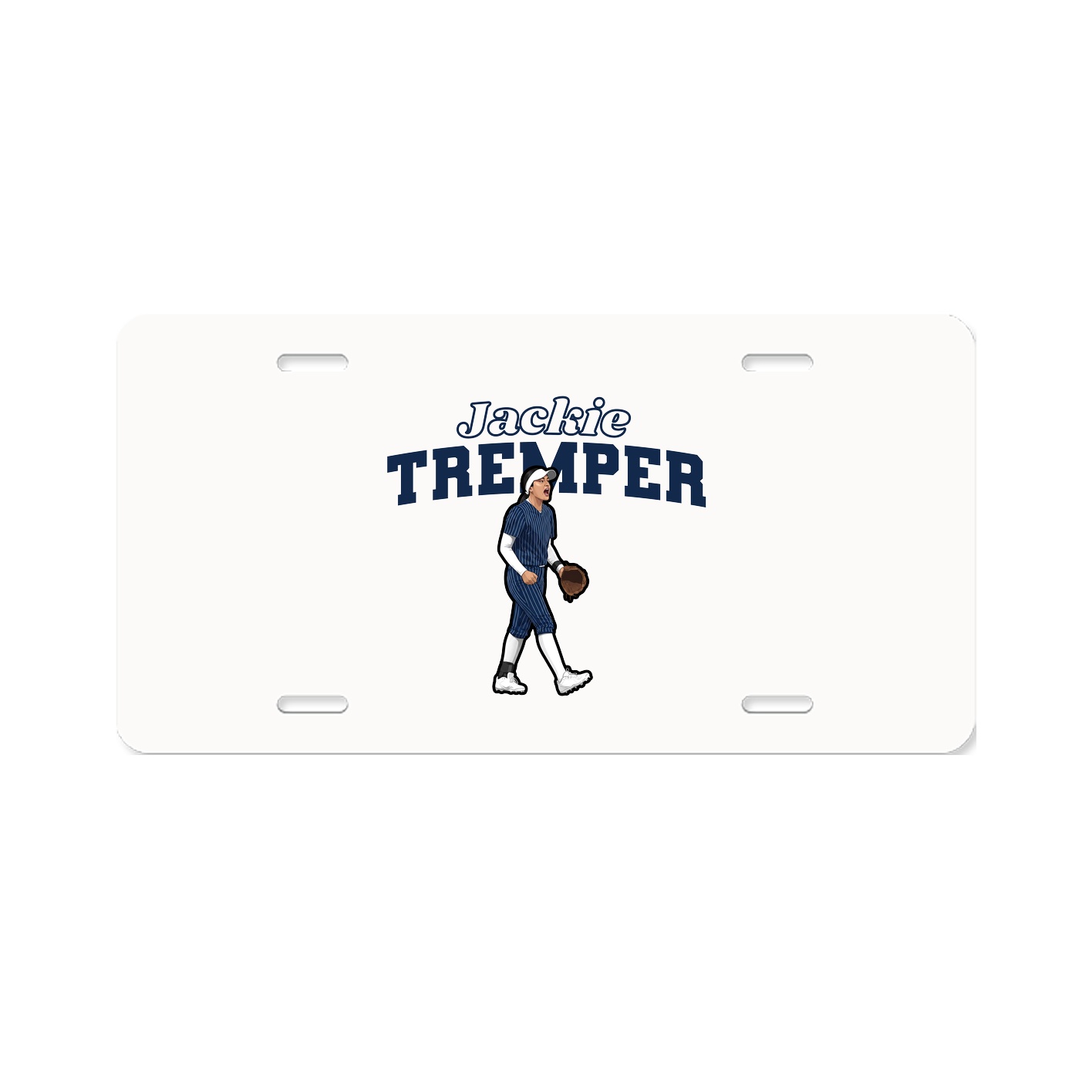 License Plate — Name Arch in Classic