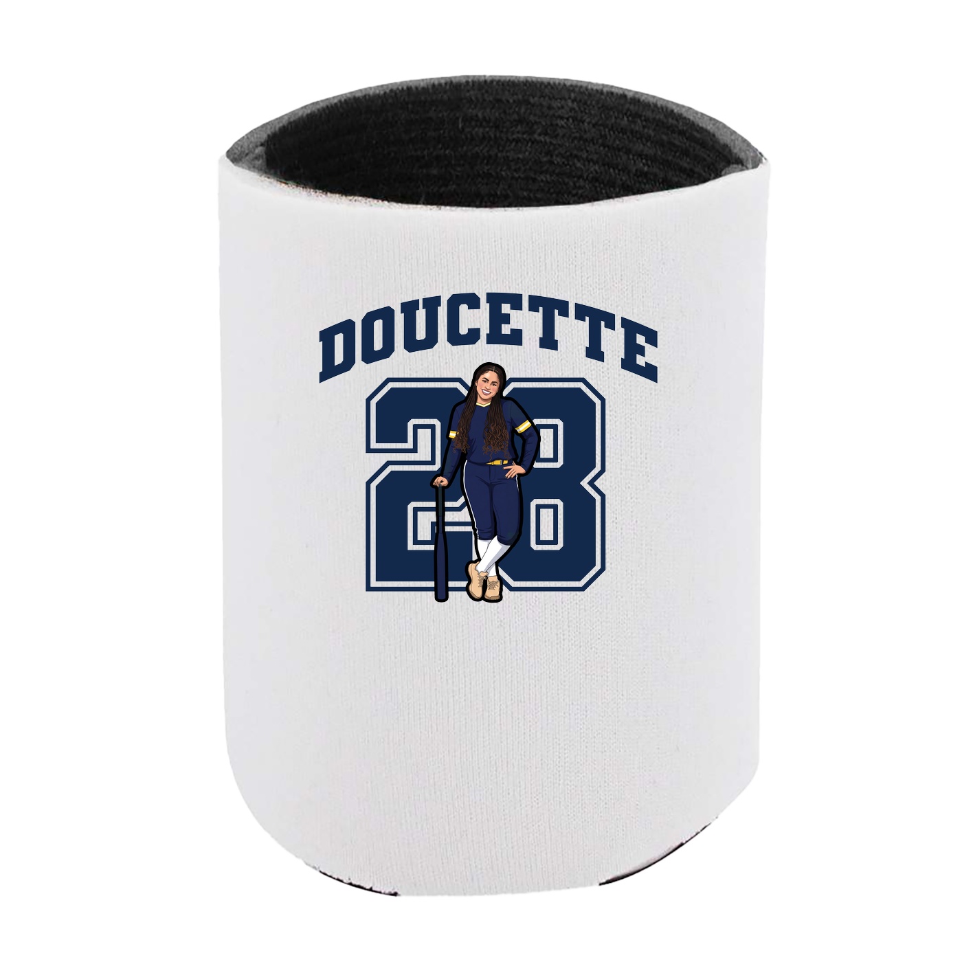 Can Holder — Number in White