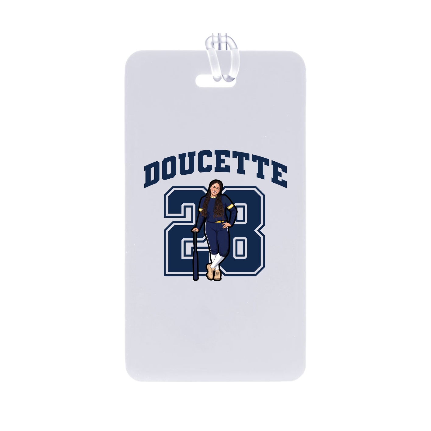Bag Tag — Number in Classic