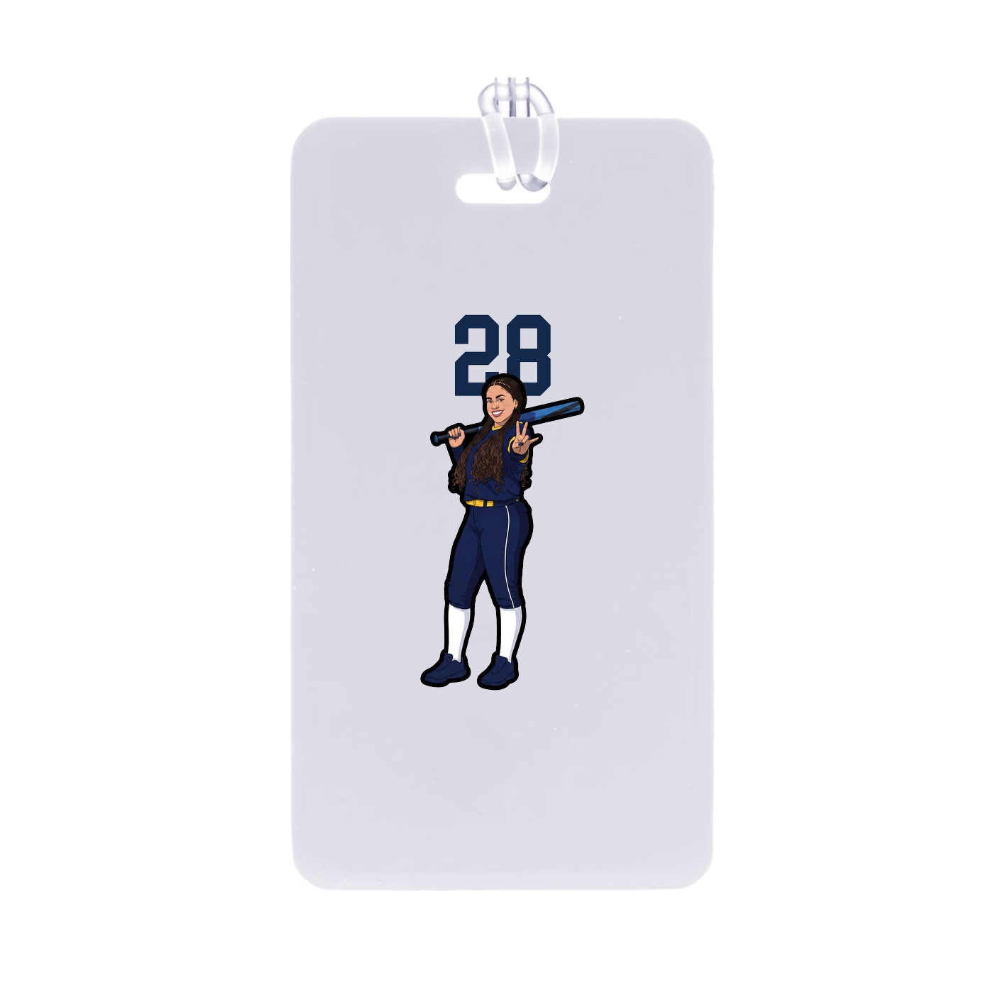Bag Tag — Number Top in Classic