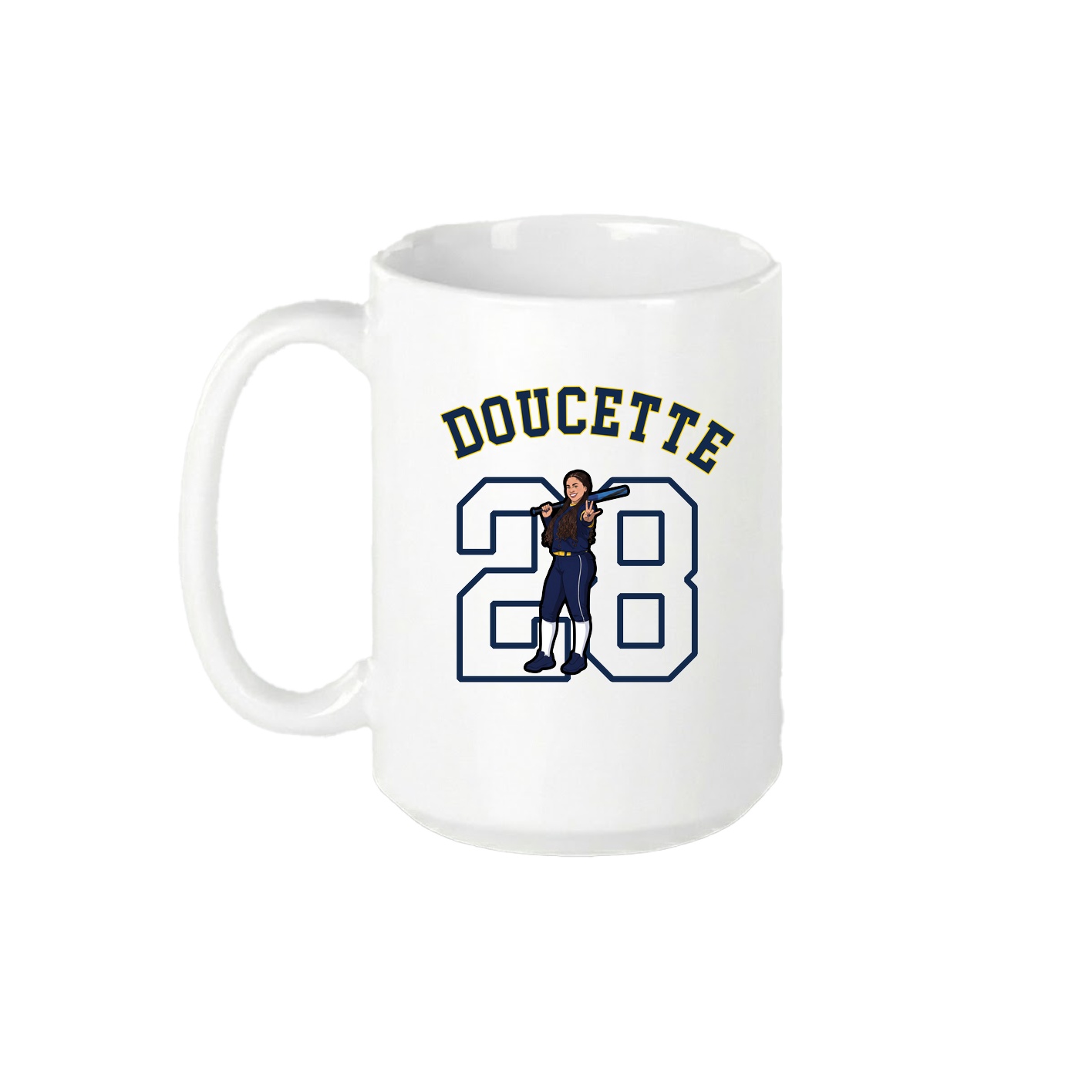 15oz Coffee Mug — Shirsey Arch in White