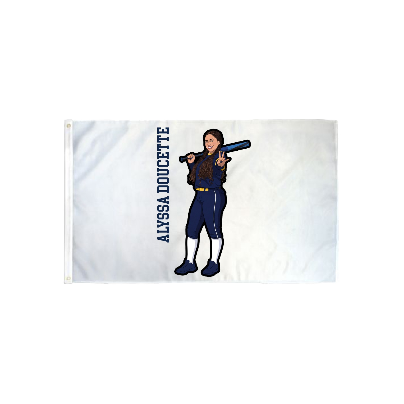 3x5 Flag — Name Vertical in Classic