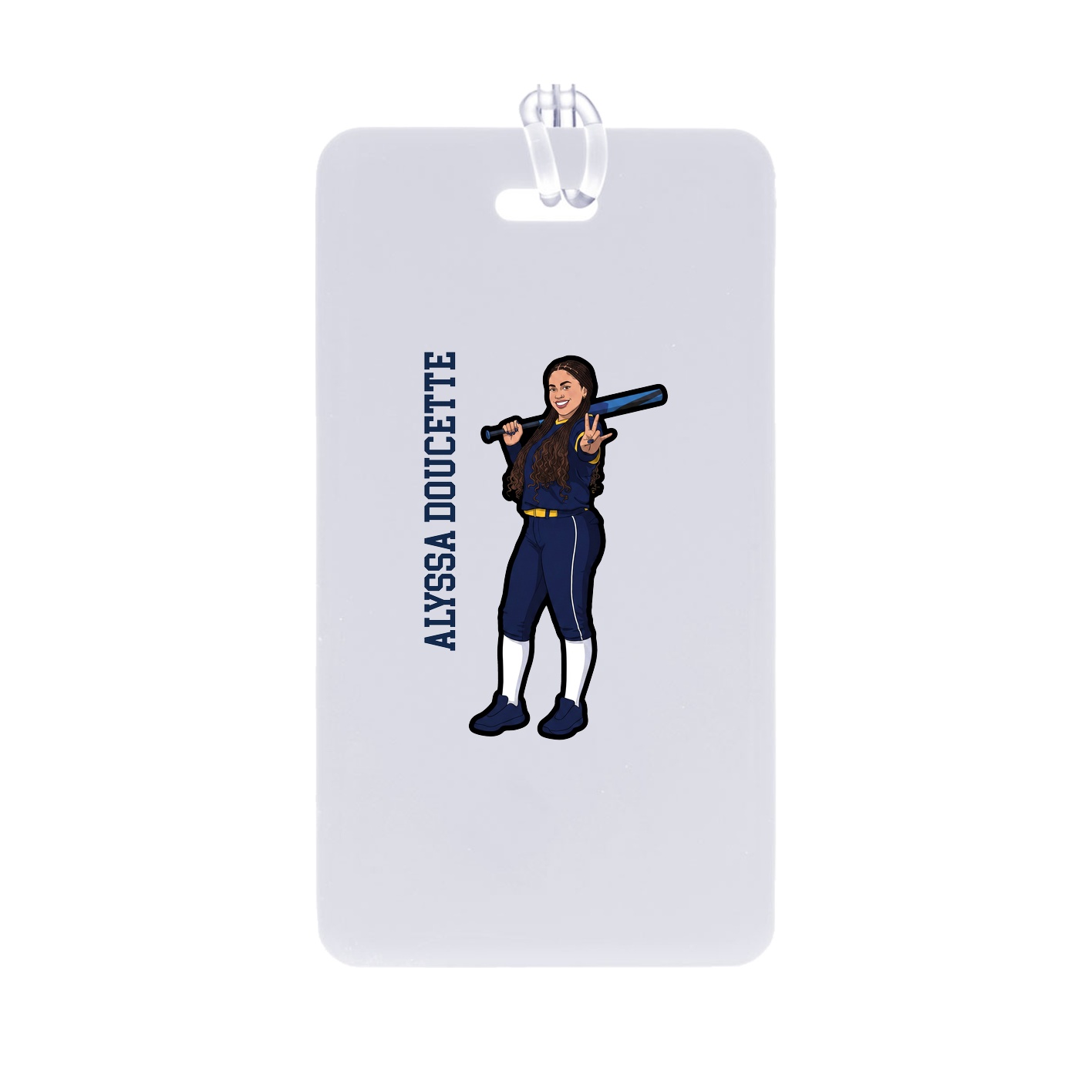 Bag Tag — Name Vertical in Classic