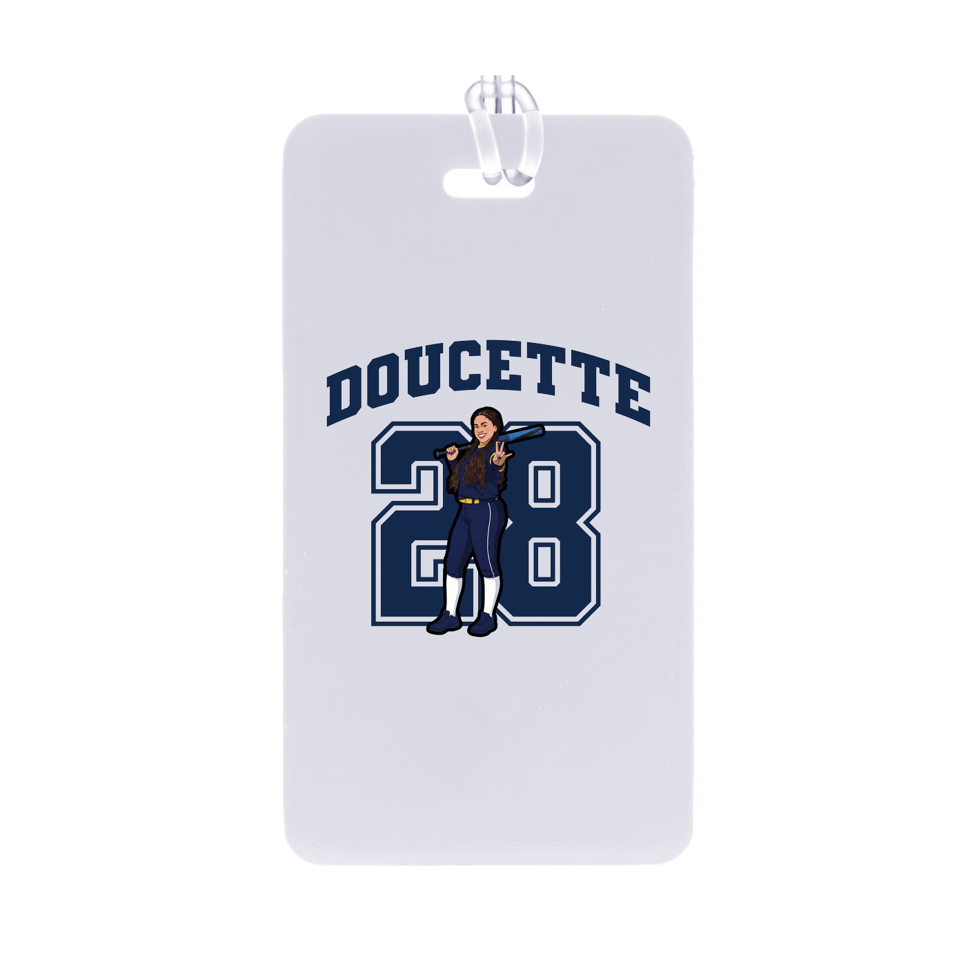 Bag Tag — Number in Classic