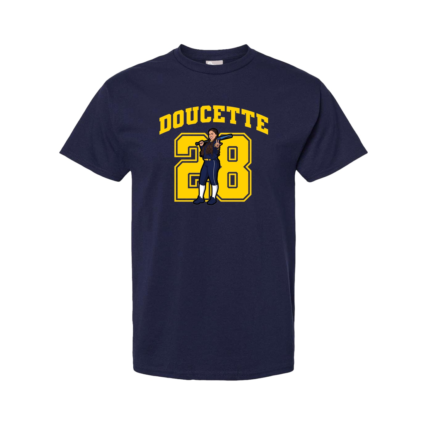 Tee — Number in Navy