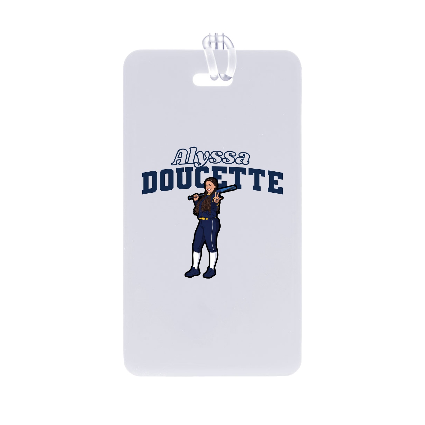 Bag Tag — Name Arch in Classic