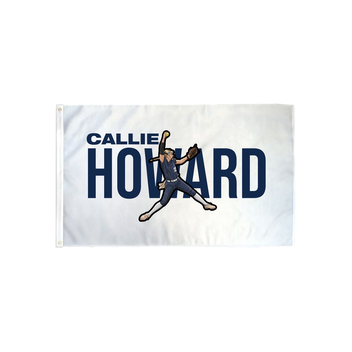 3x5 Flag — Player Name in Classic