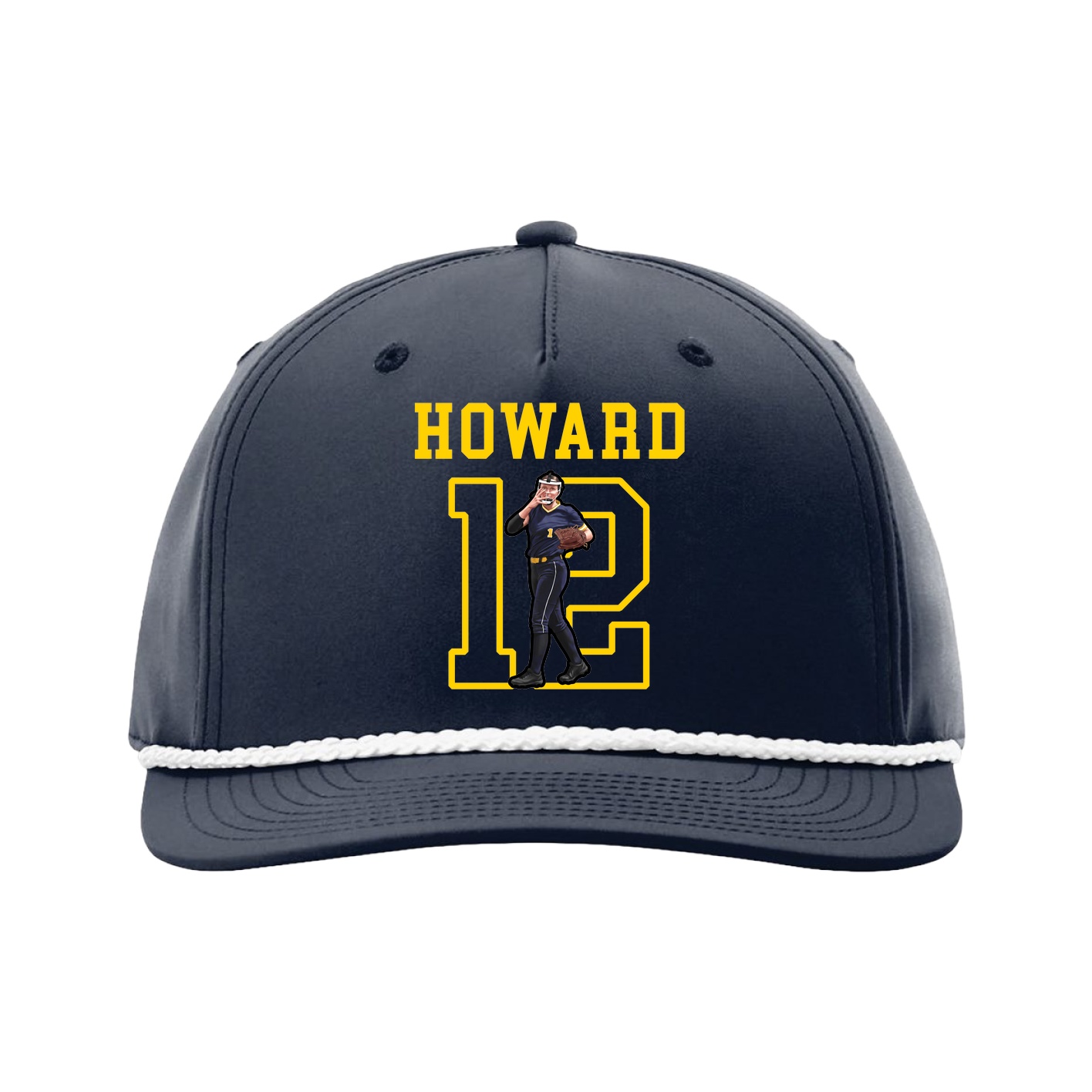Five-Panel Classic Rope Cap — Shirsey in Navy