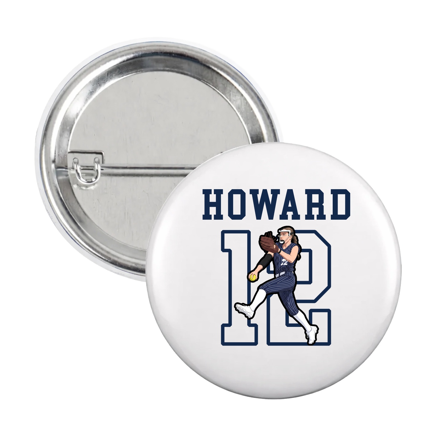 Game Day Button — Shirsey in White