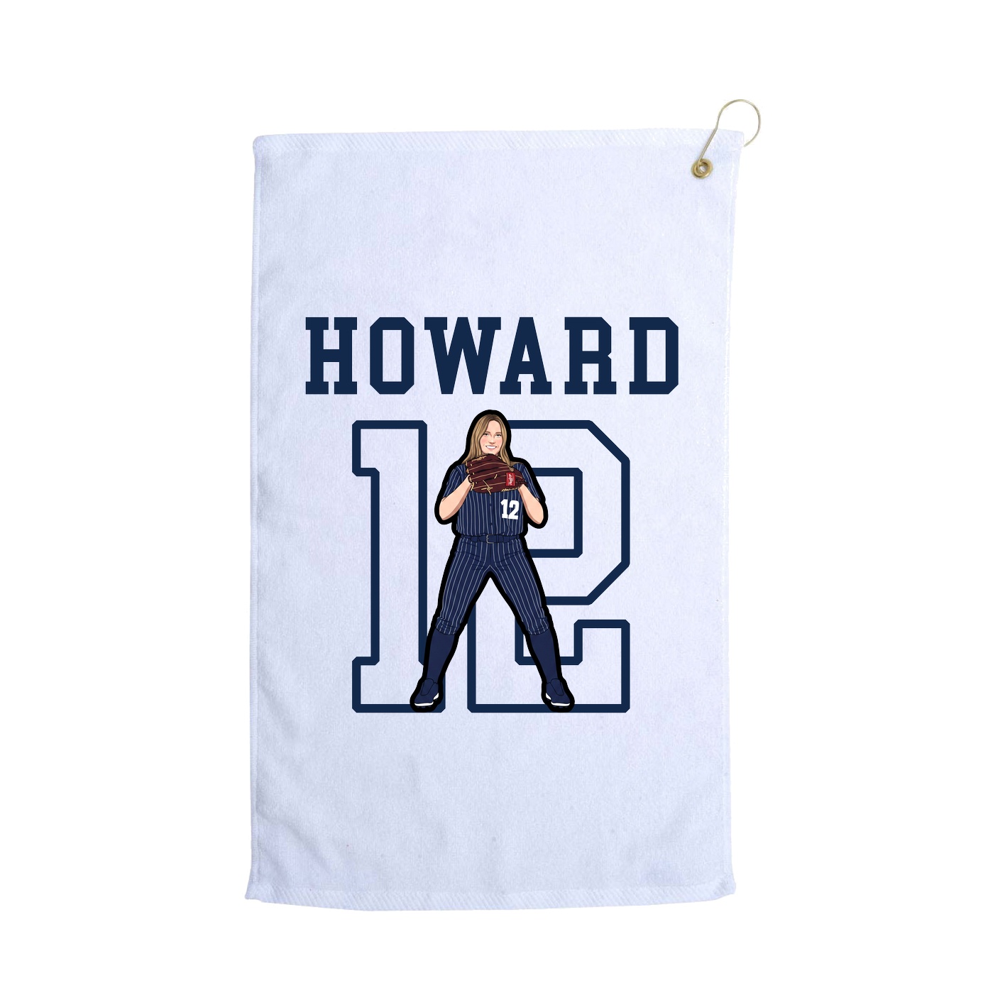 Golf Towel — Shirsey in White