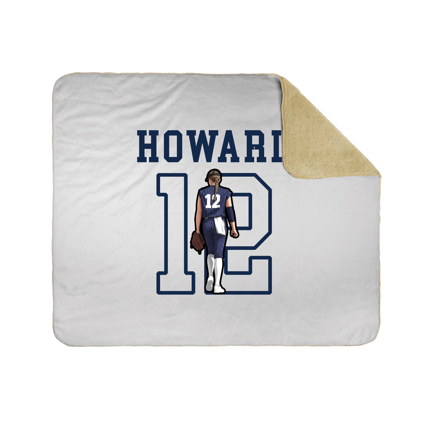 Throw Blanket — Shirsey in White