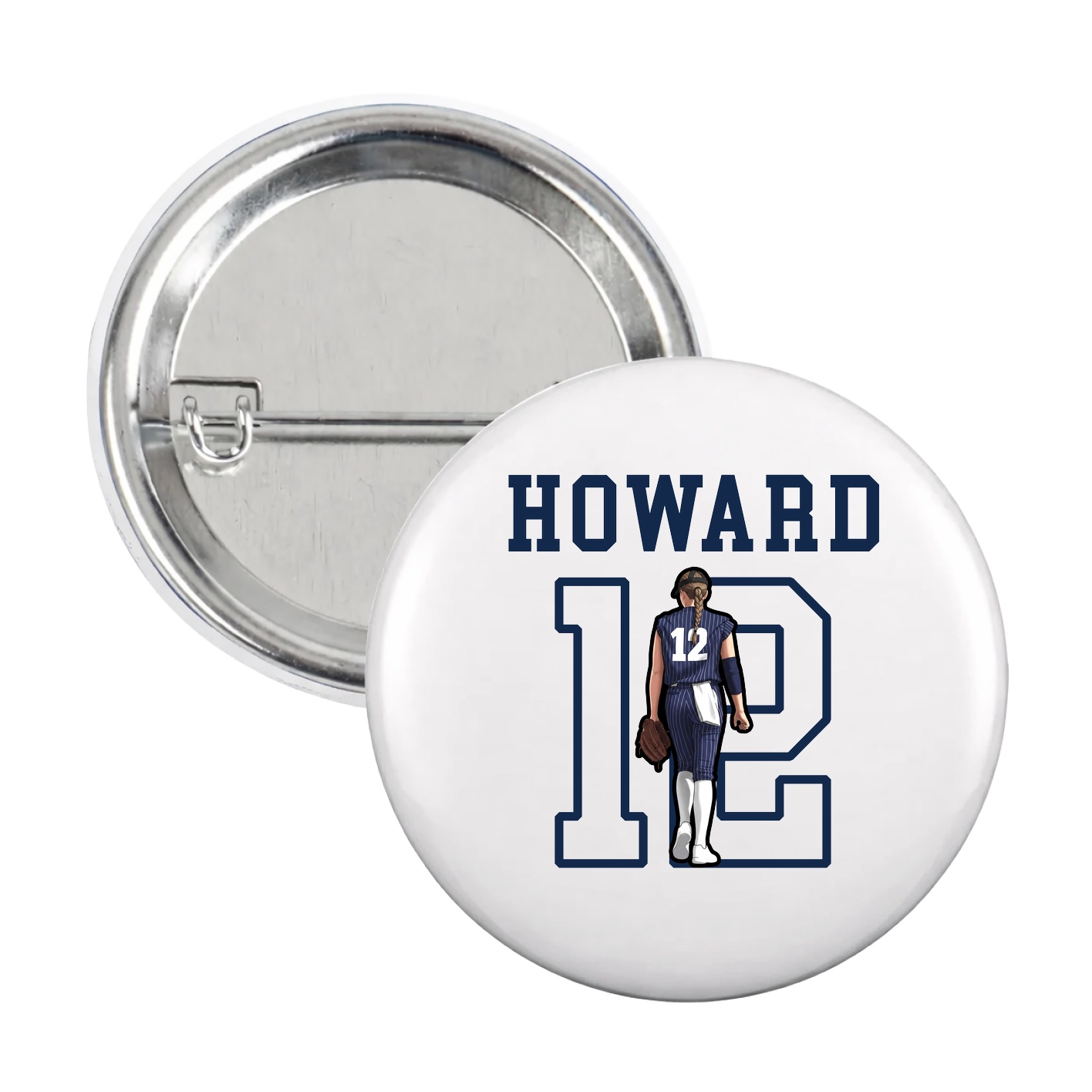 Game Day Button — Shirsey in White