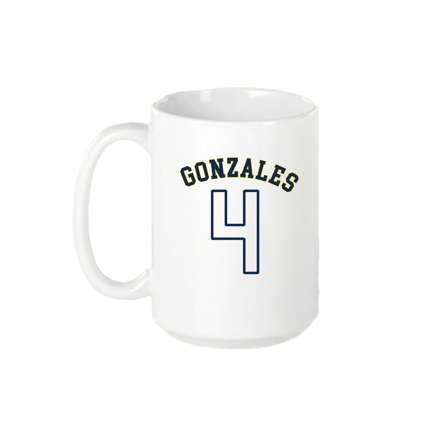 15oz Coffee Mug — Shirsey Arch in White