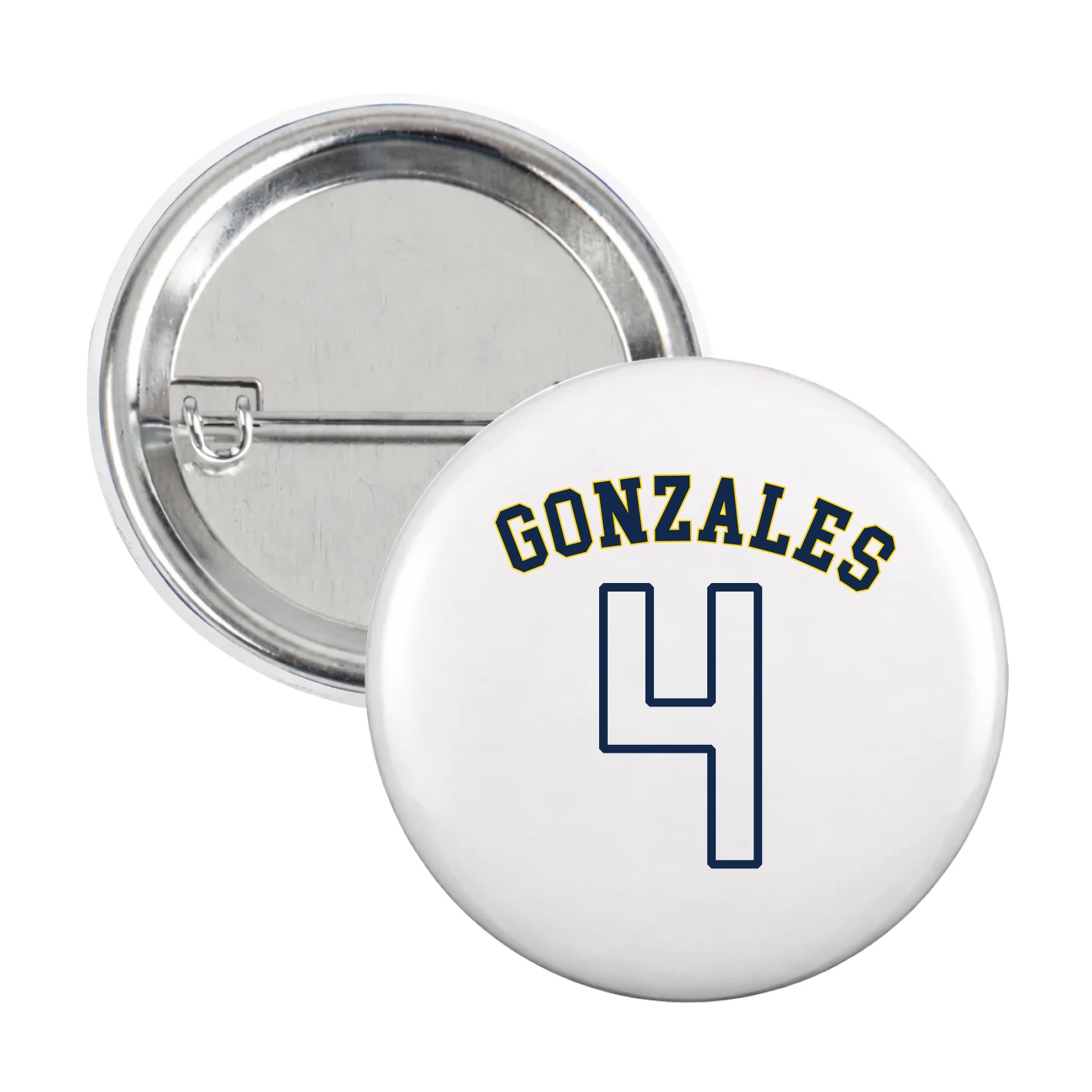 Game Day Button — Shirsey Arch in White