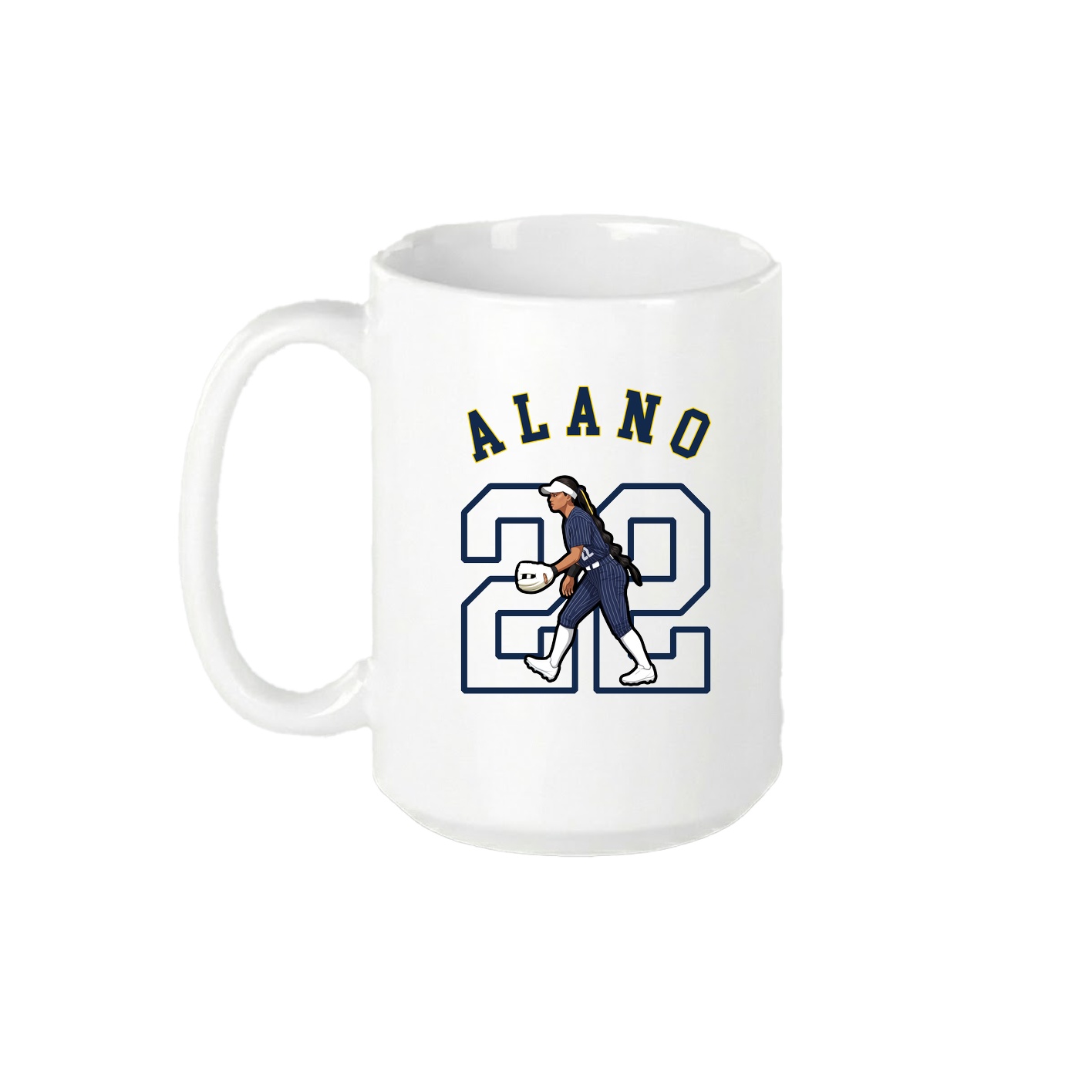 15oz Coffee Mug — Shirsey Arch in White