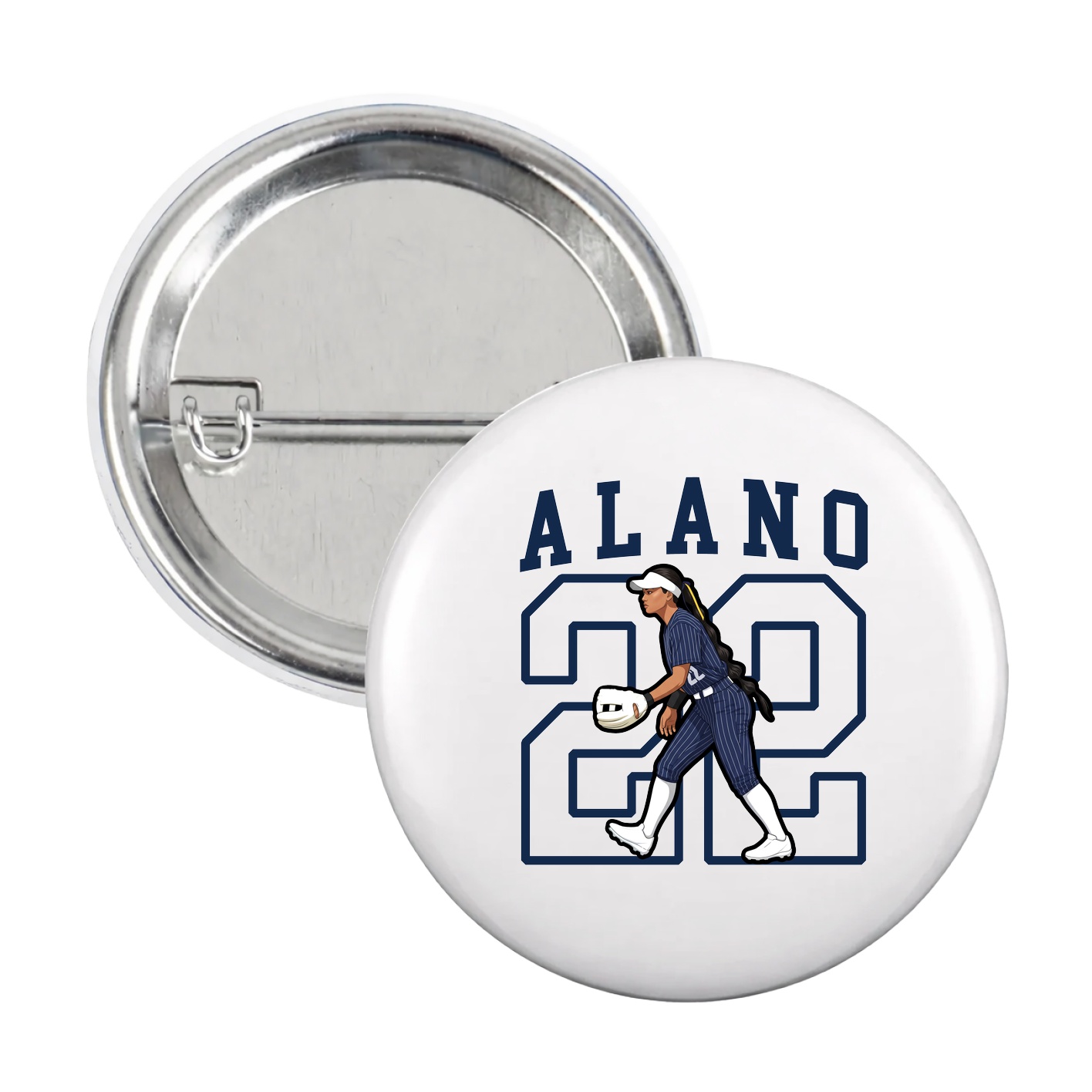 Game Day Button — Shirsey in White