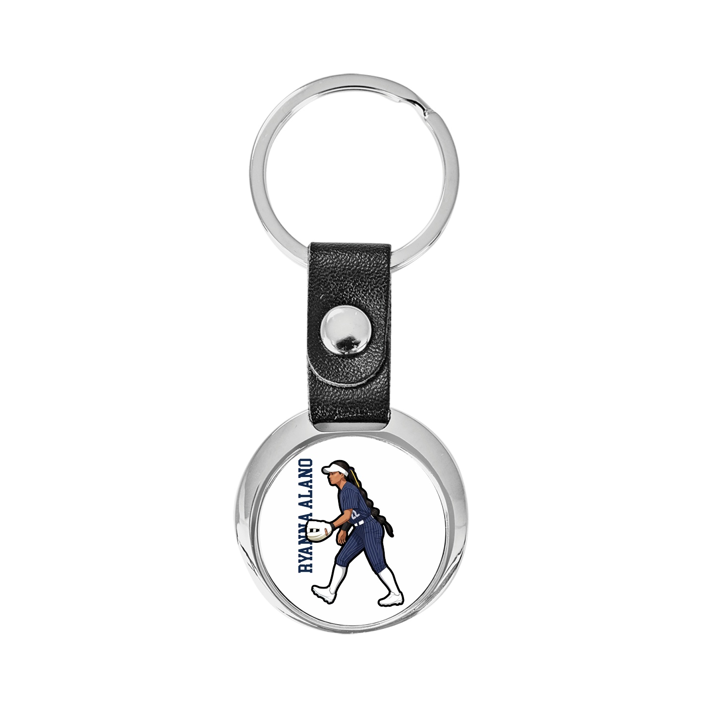 Key Chain — Name Vertical in Classic