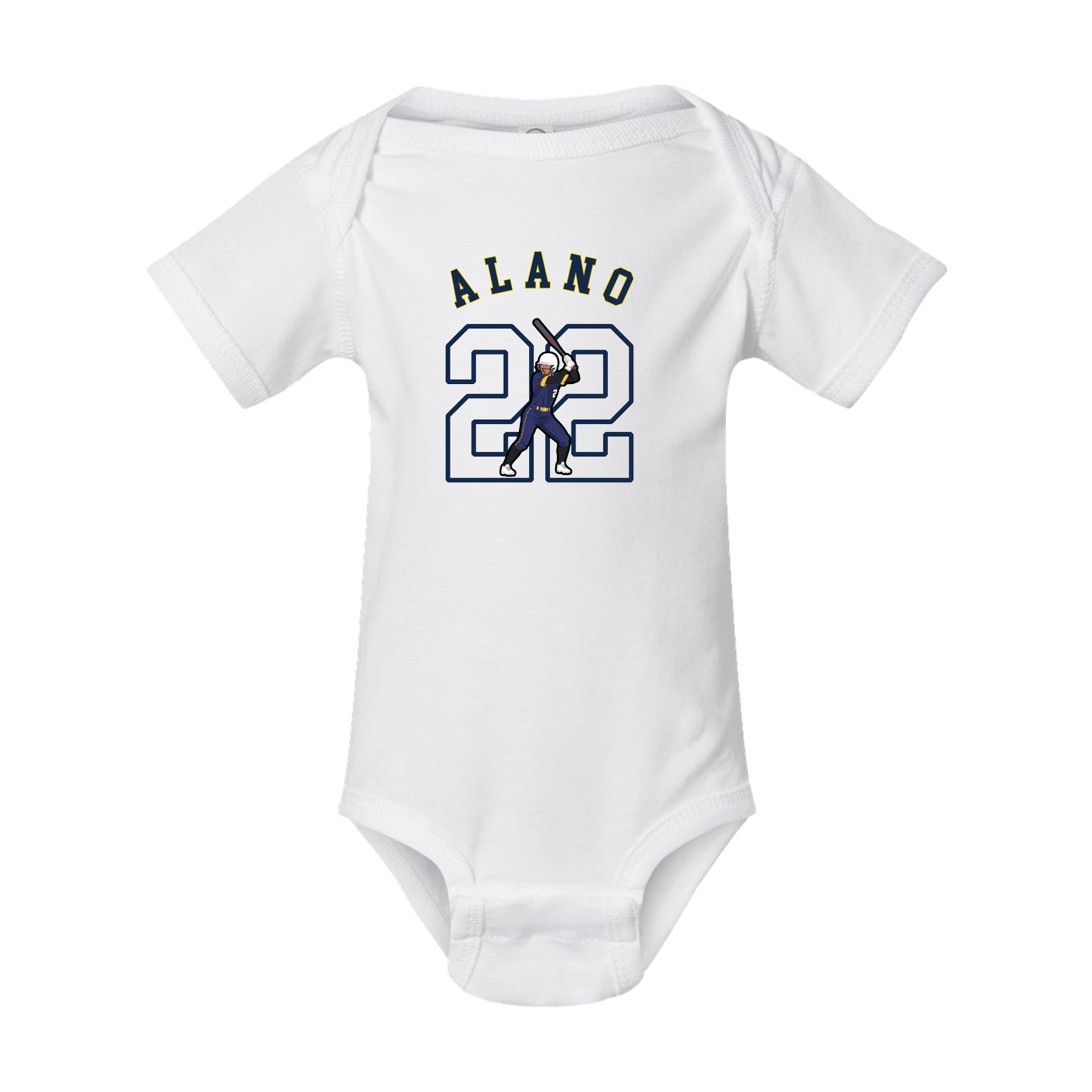 Baby Onesie — Shirsey Arch in White