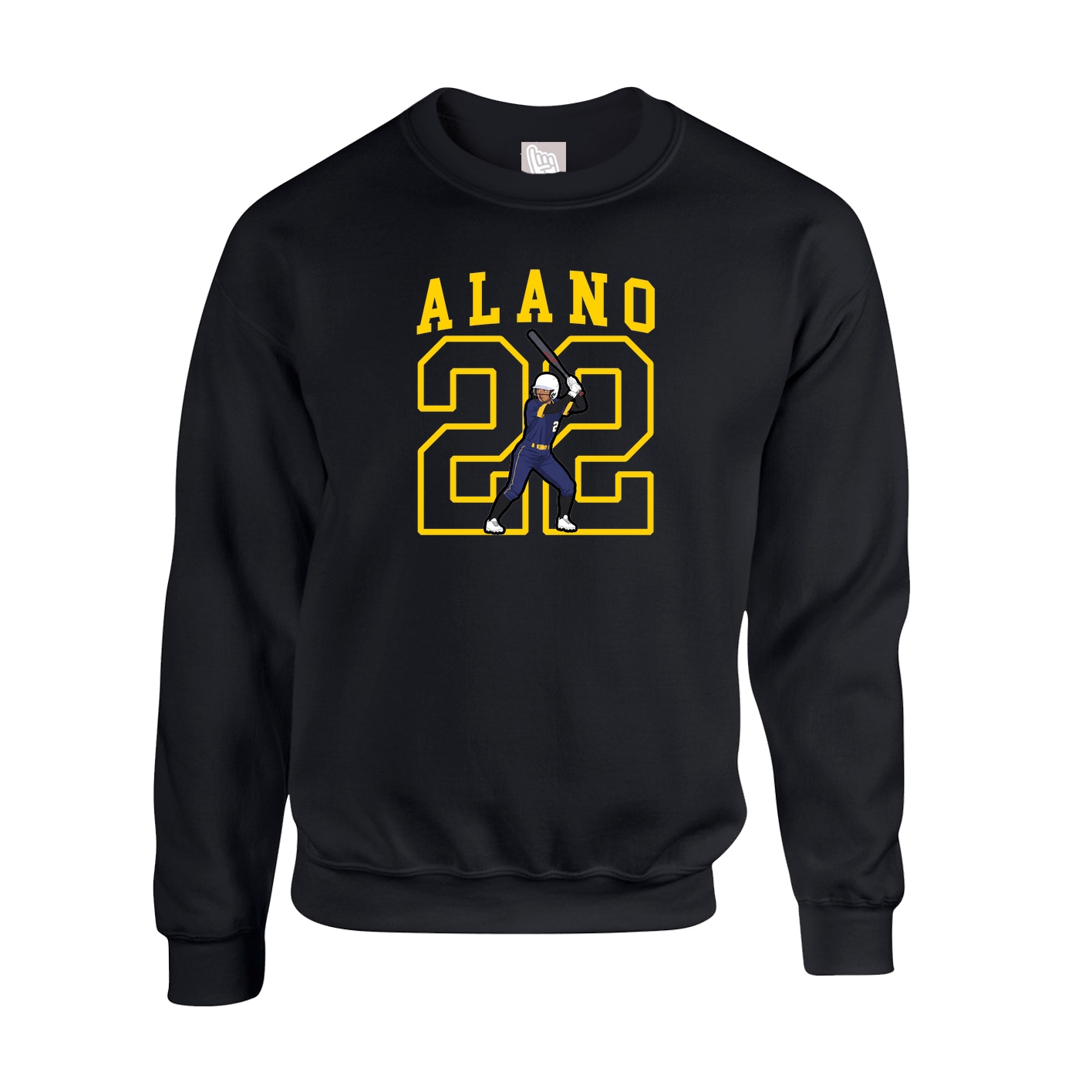 Fleece Crew — Shirsey in Black