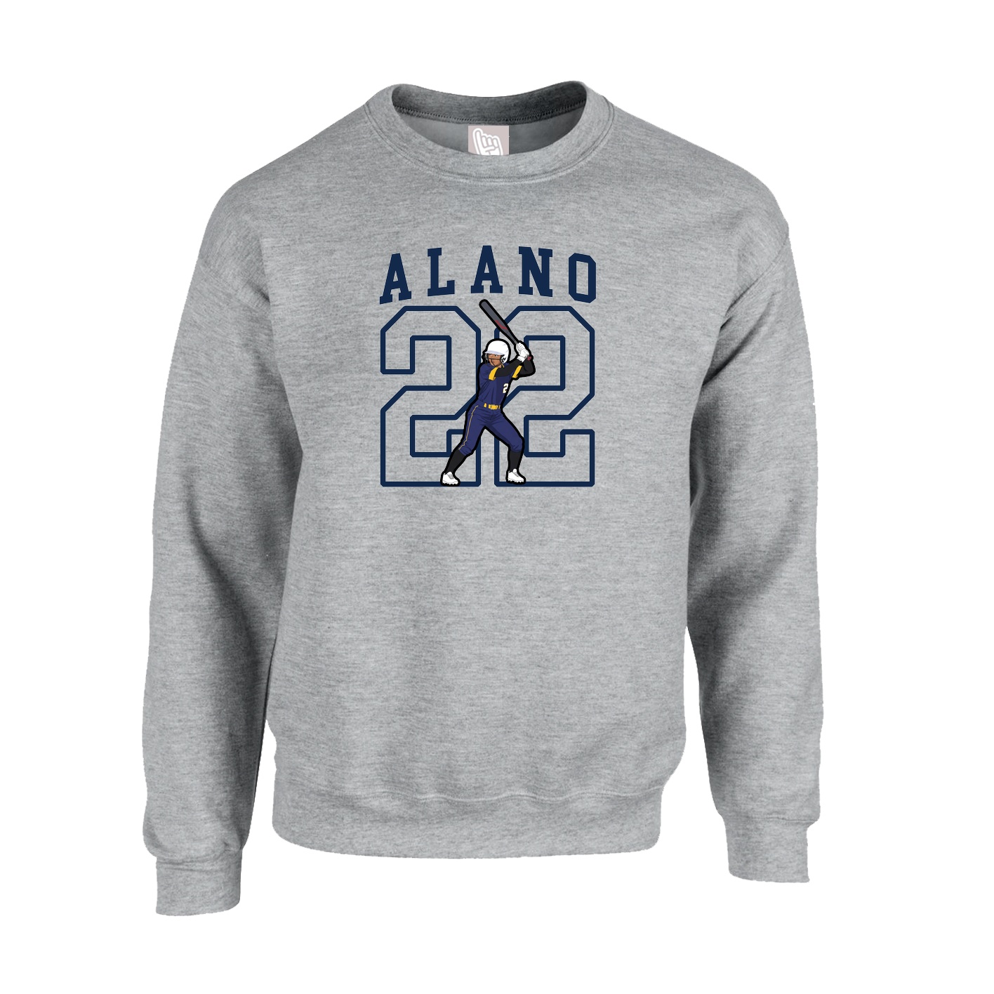 Fleece Crew — Shirsey in Grey