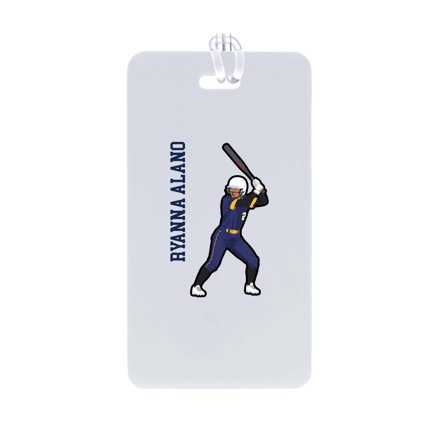 Bag Tag — Name Vertical in Classic