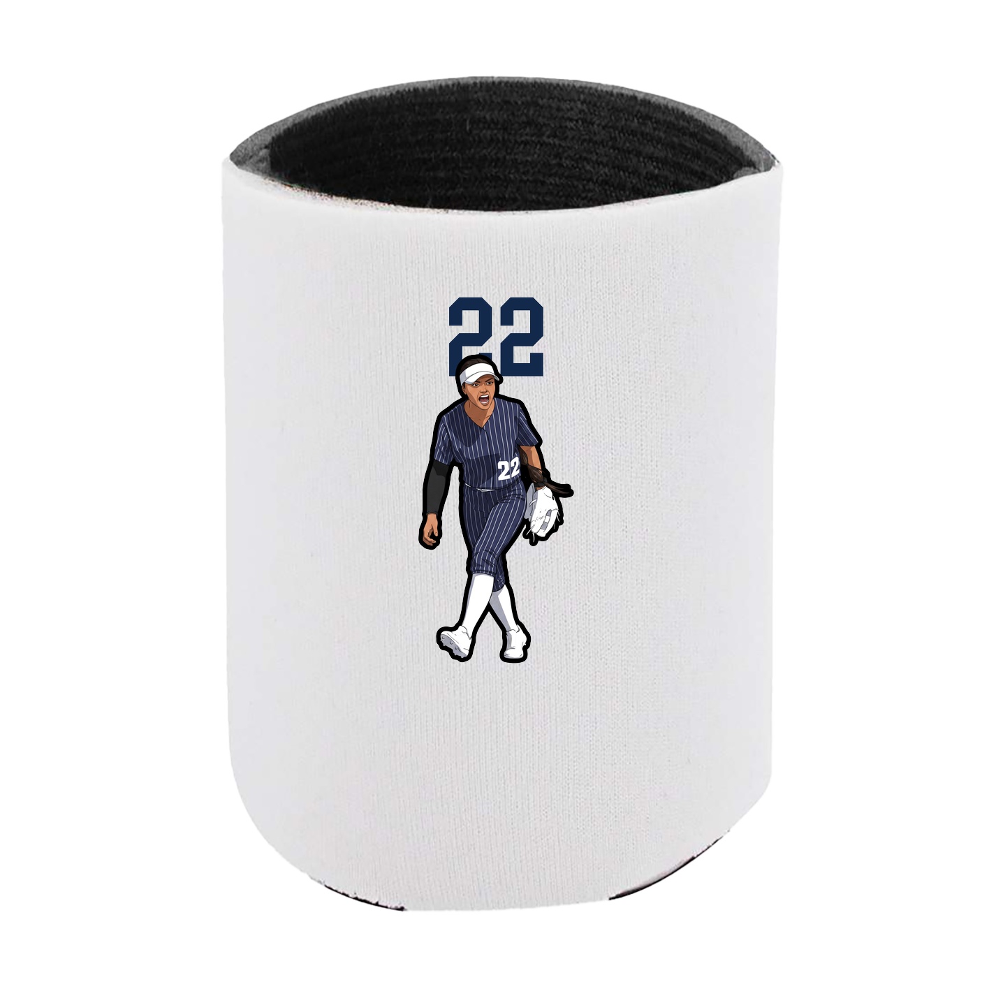 Can Holder — Number Top in White