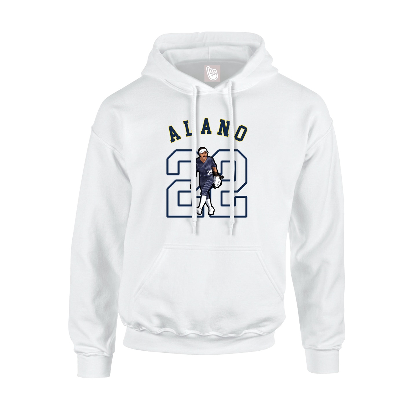 Hoodie — Shirsey Arch in White