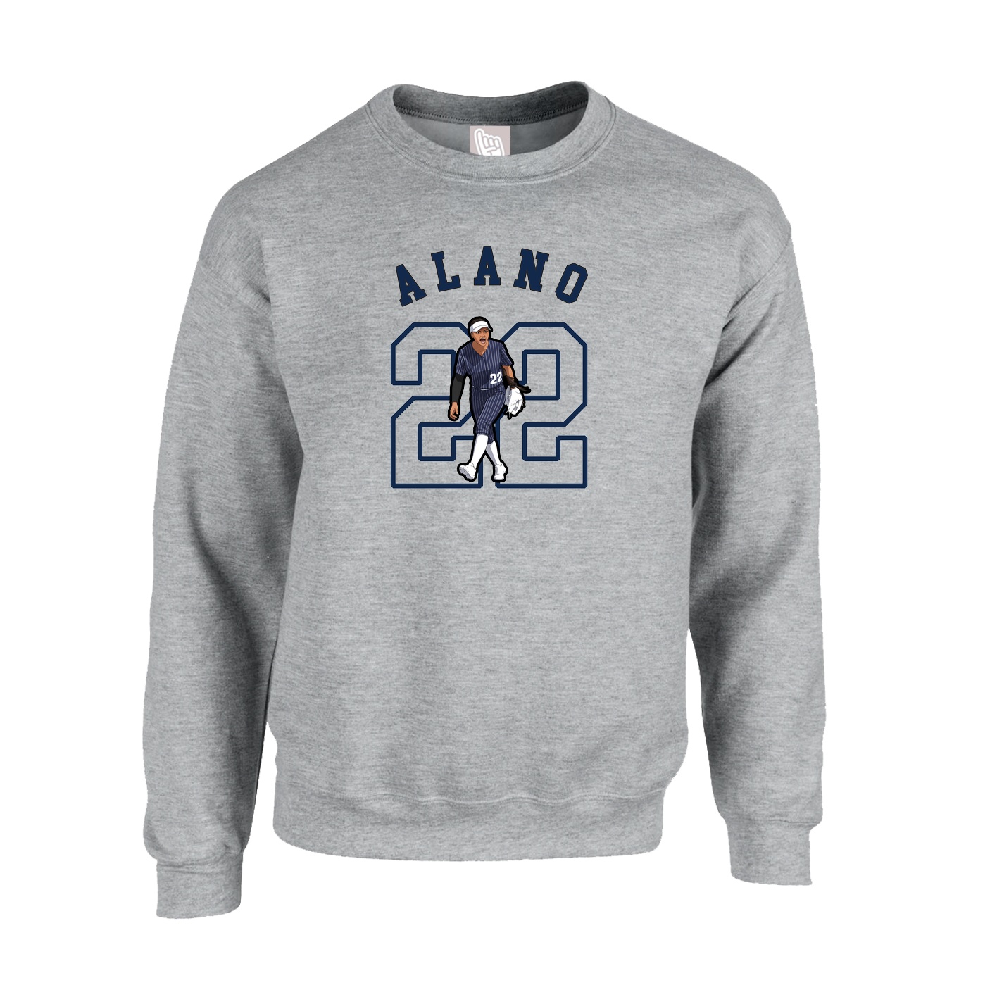 Fleece Crew — Shirsey Arch in Grey