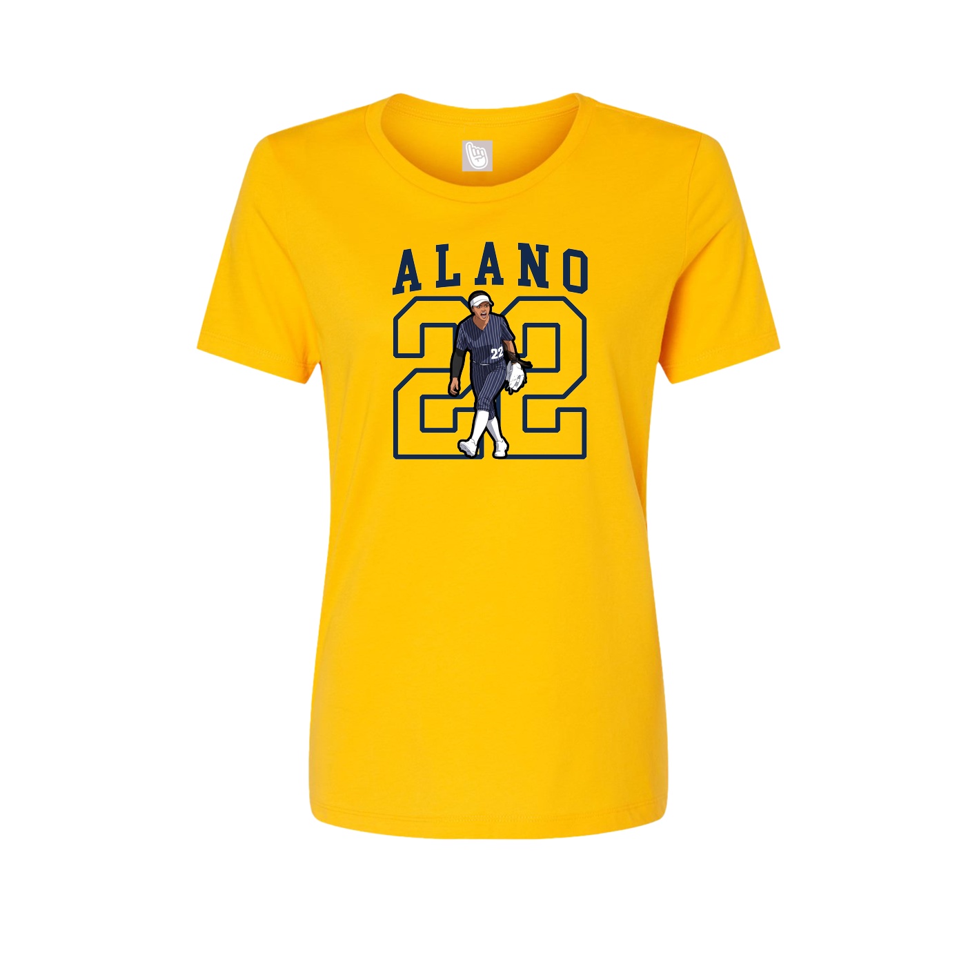 Womens Tee — Shirsey in Gold