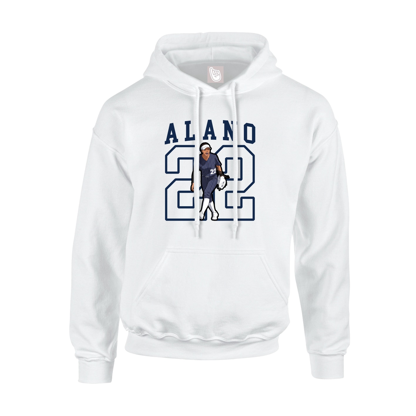 Hoodie — Shirsey in White