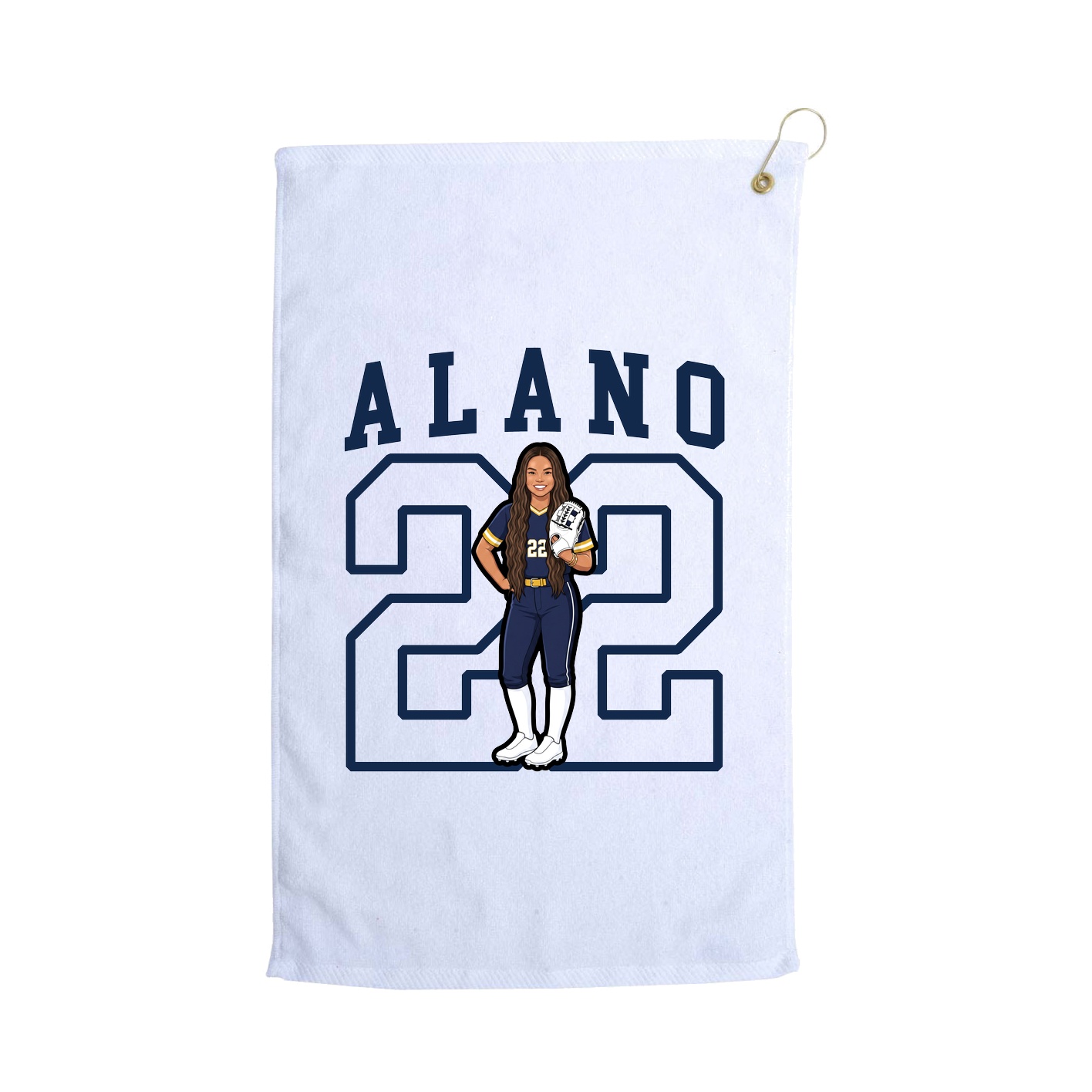 Golf Towel — Shirsey in White