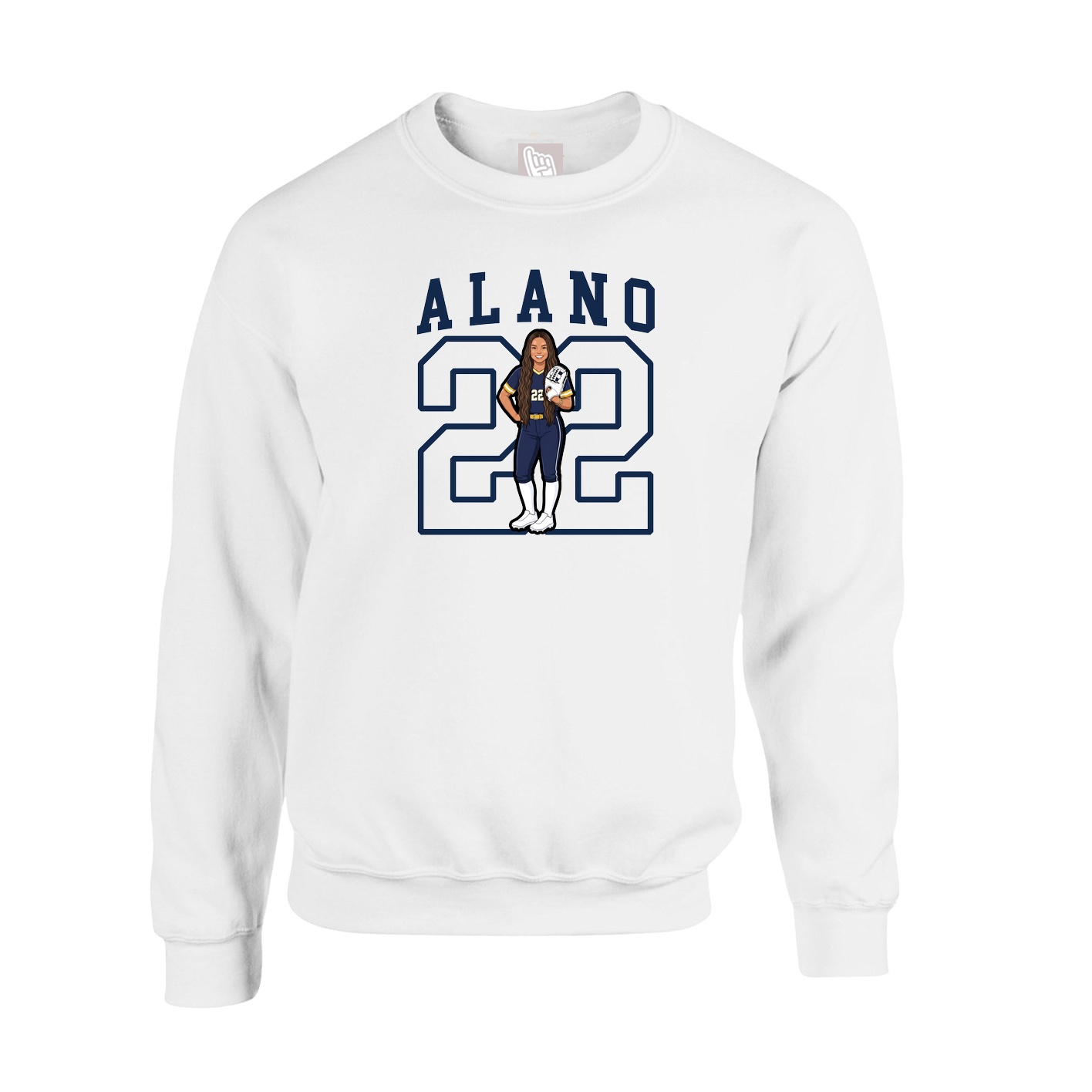 Fleece Crew — Shirsey in White