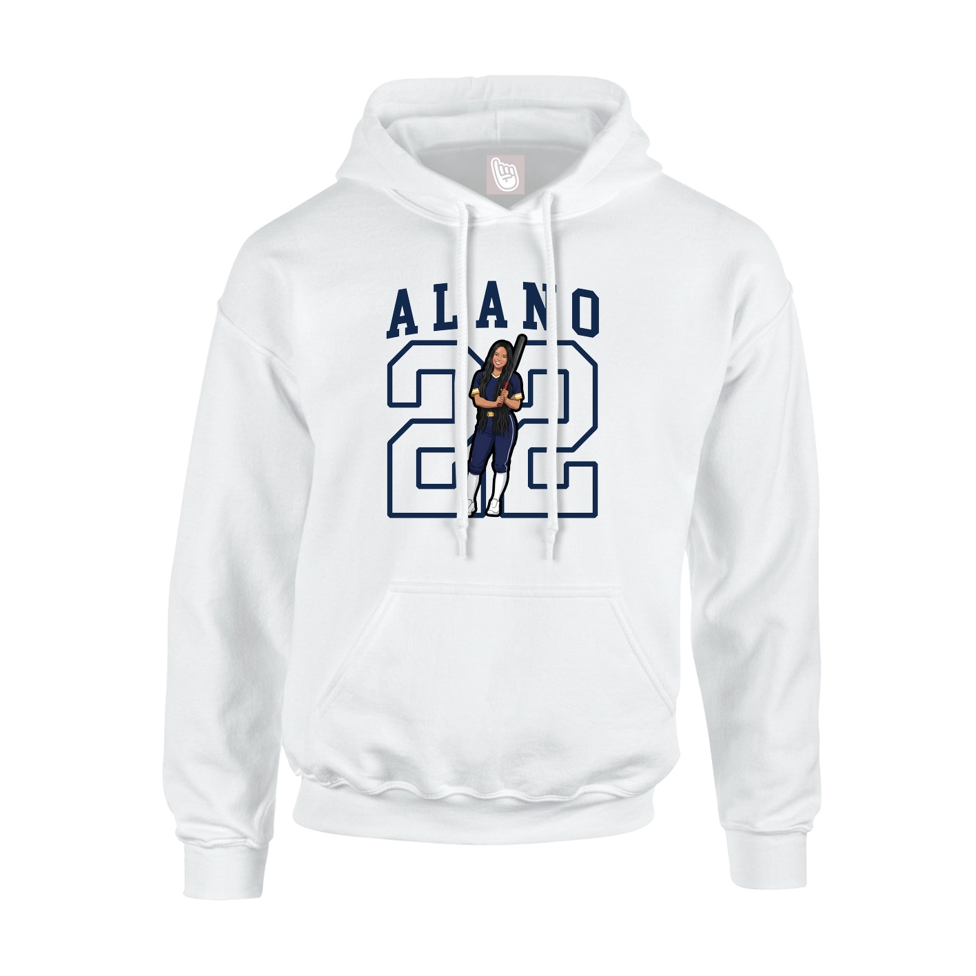 Hoodie — Shirsey in White