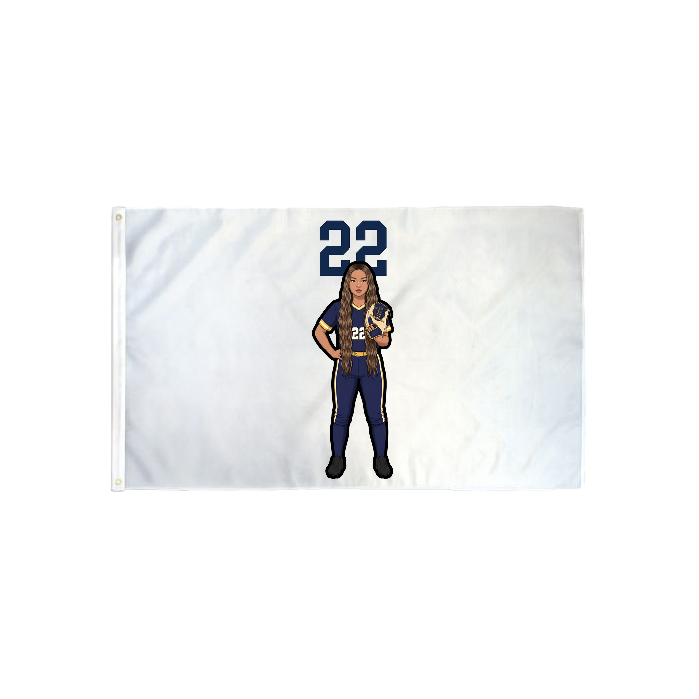 3x5 Flag — Number Top in Classic