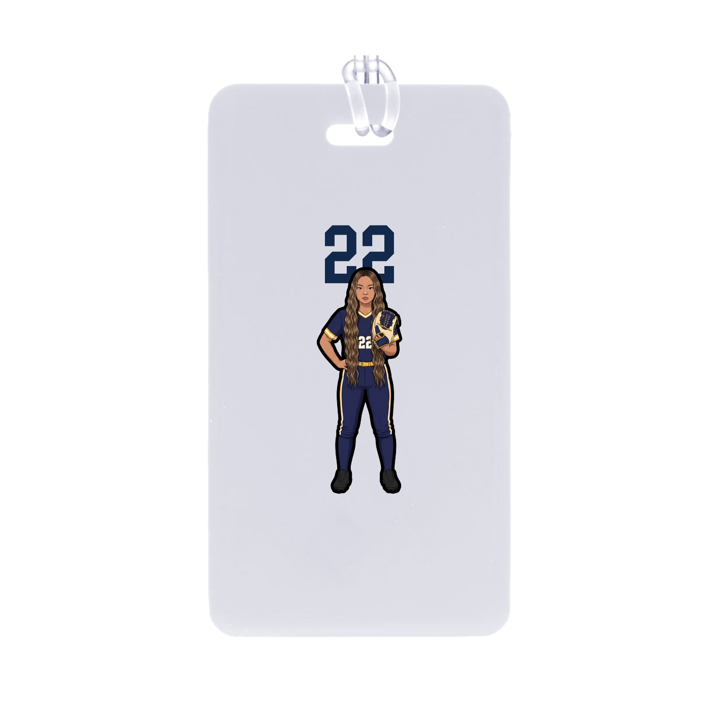 Bag Tag — Number Top in Classic