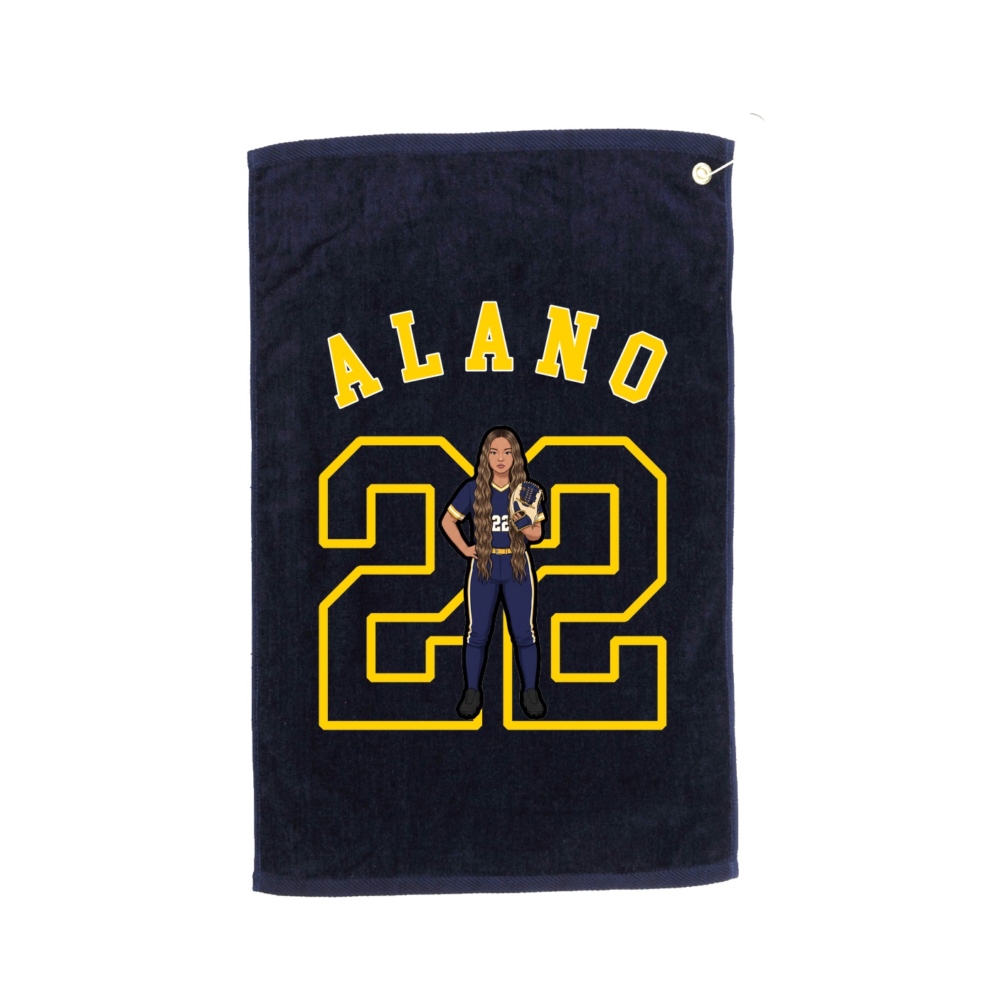Golf Towel — Shirsey Arch in Navy