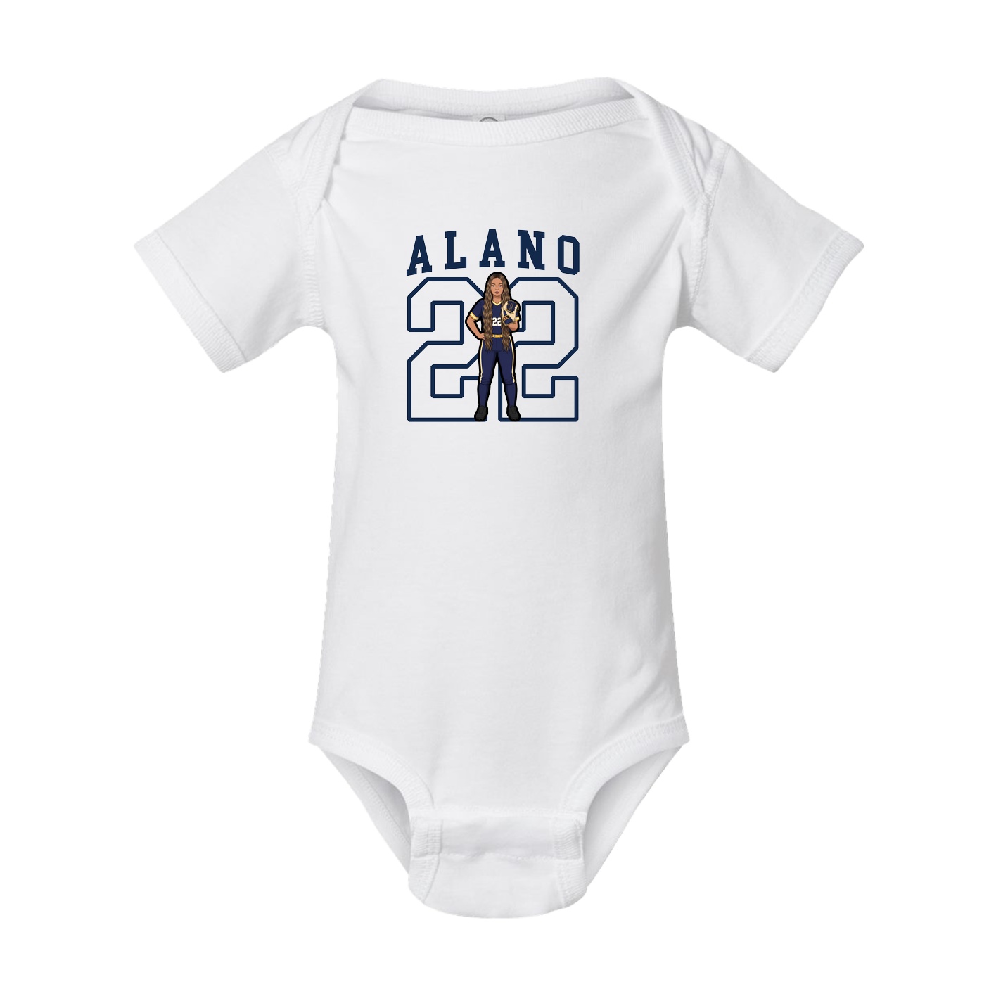 Baby Onesie — Shirsey in White