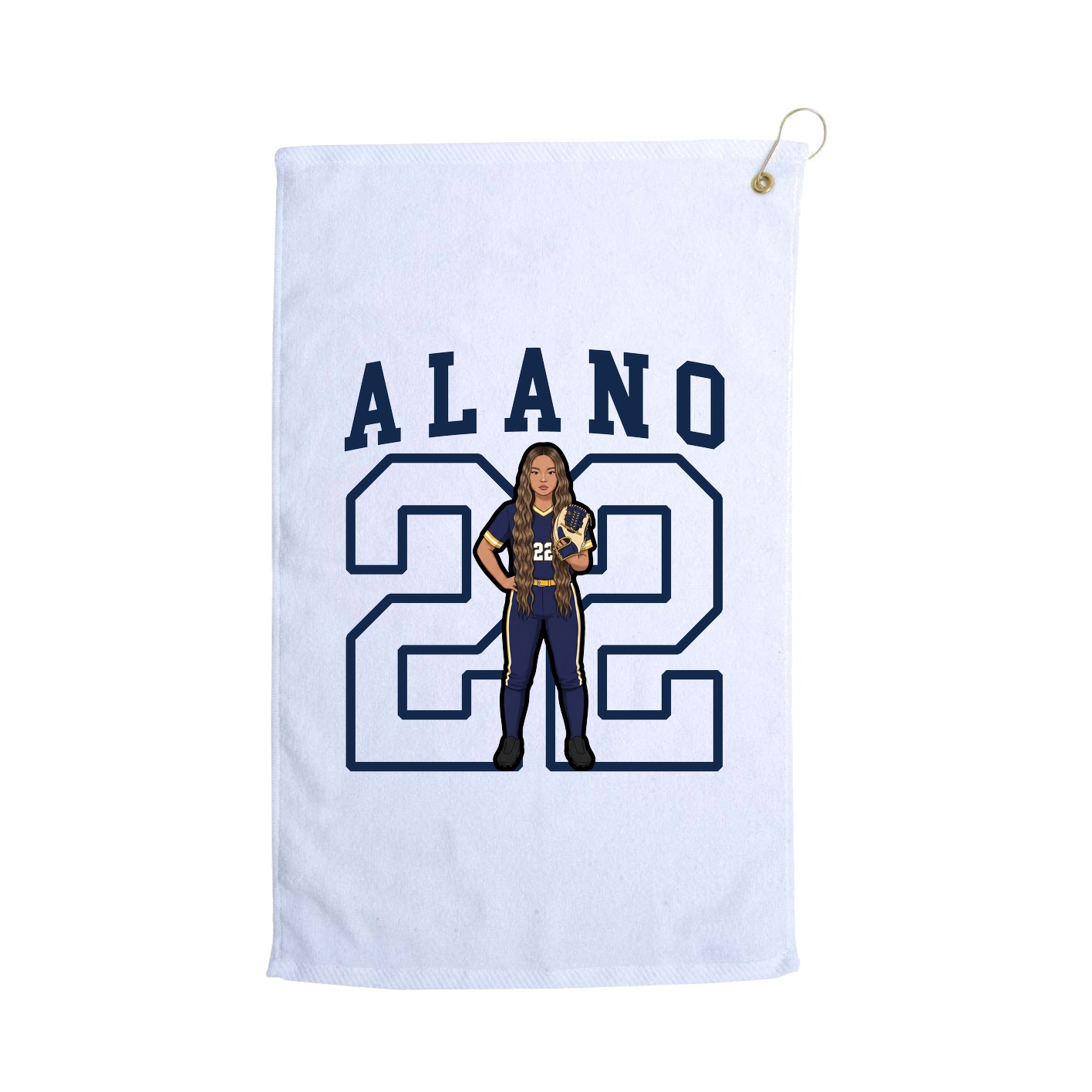 Golf Towel — Shirsey in White