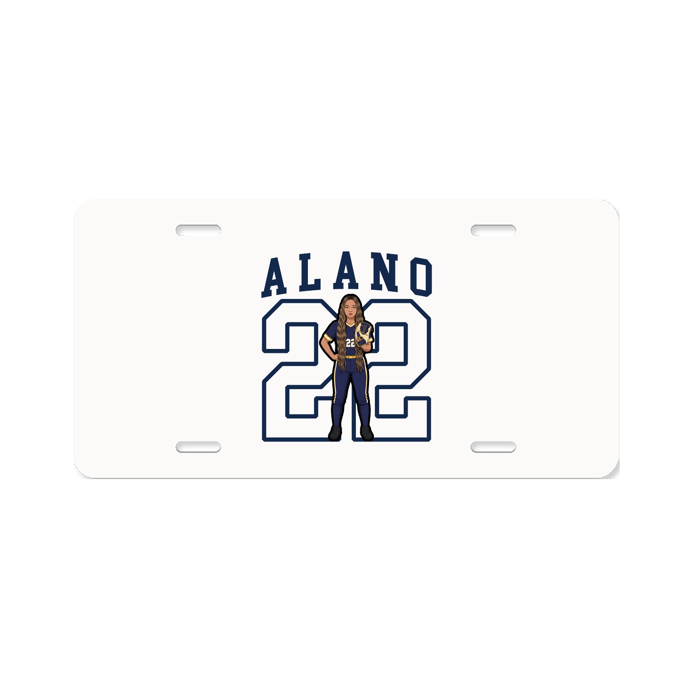 License Plate — Shirsey in Classic