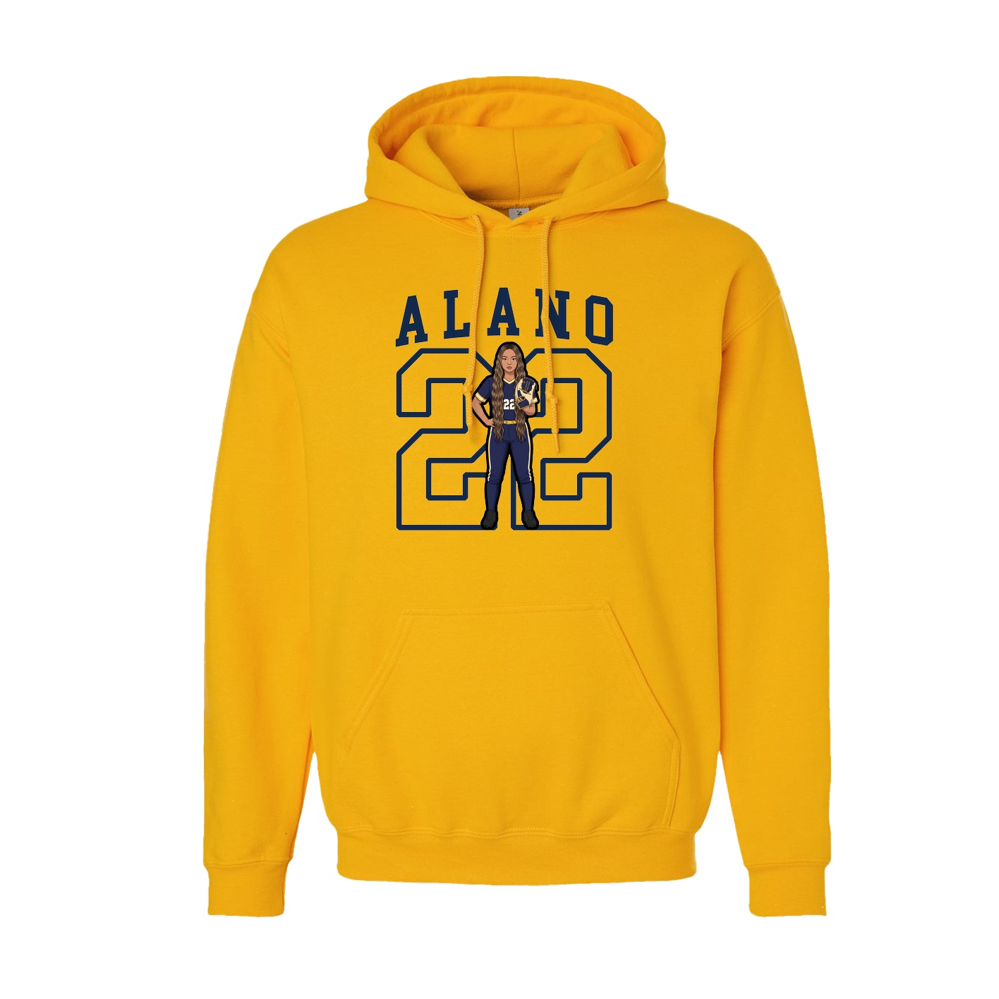 Hoodie — Shirsey in Gold