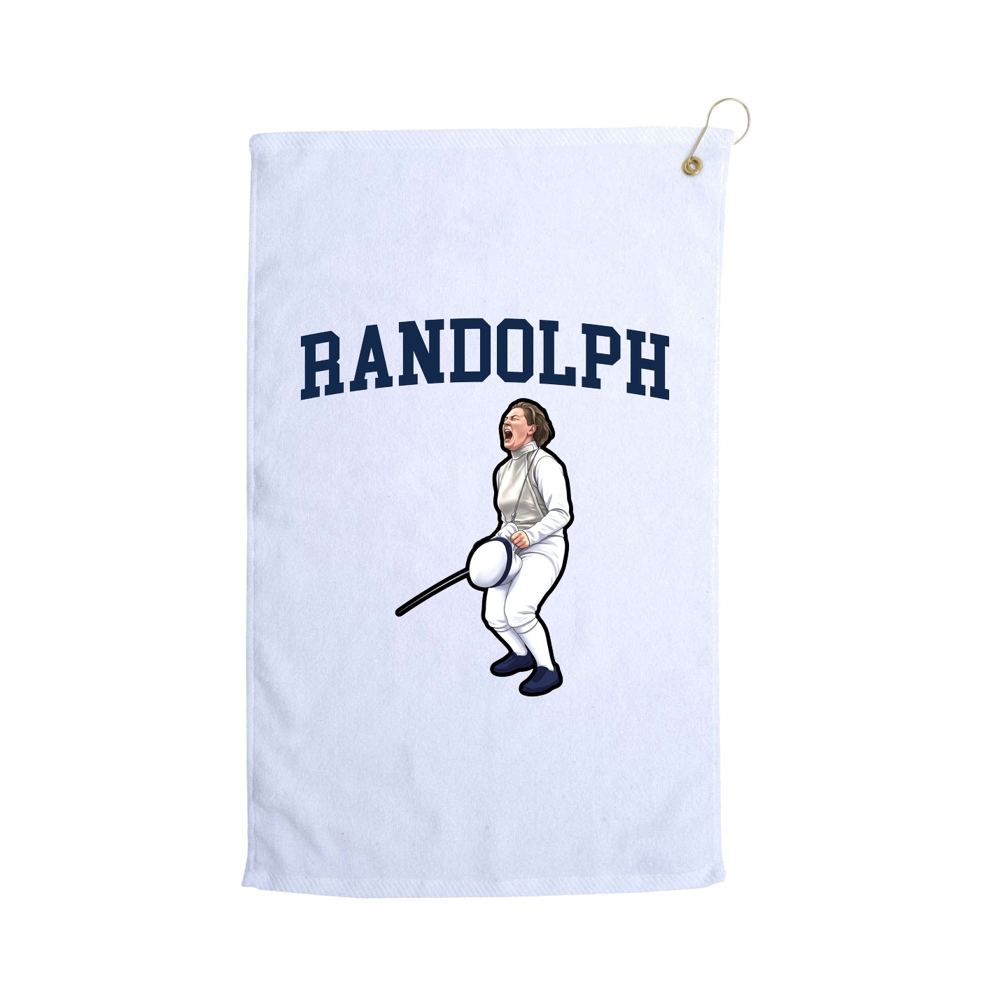 Golf Towel — Shirsey in White