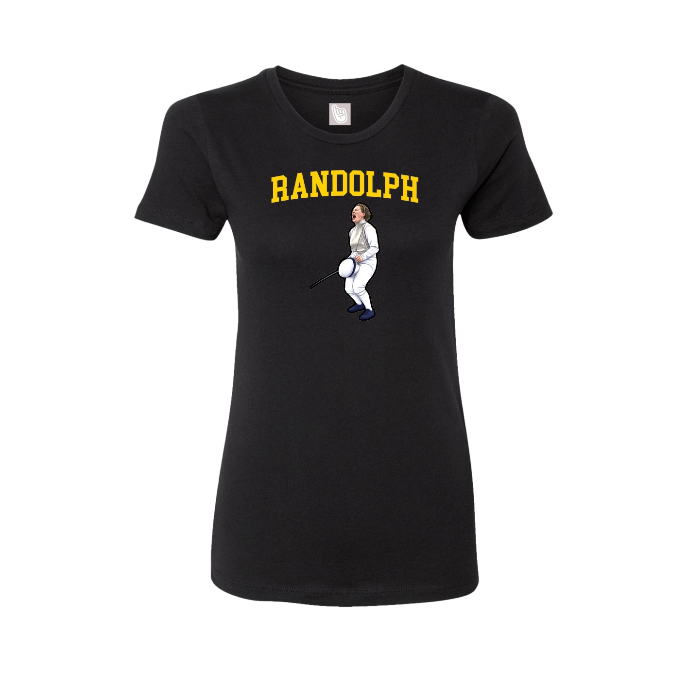 Fitted Women's Tee — Shirsey in Black