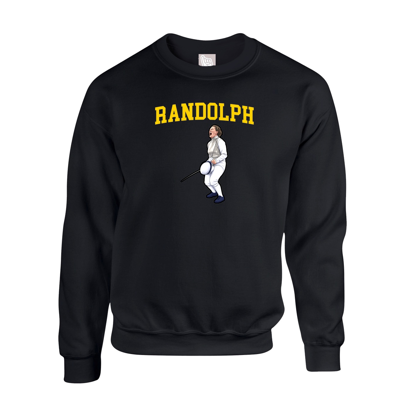 Fleece Crew — Shirsey in Black