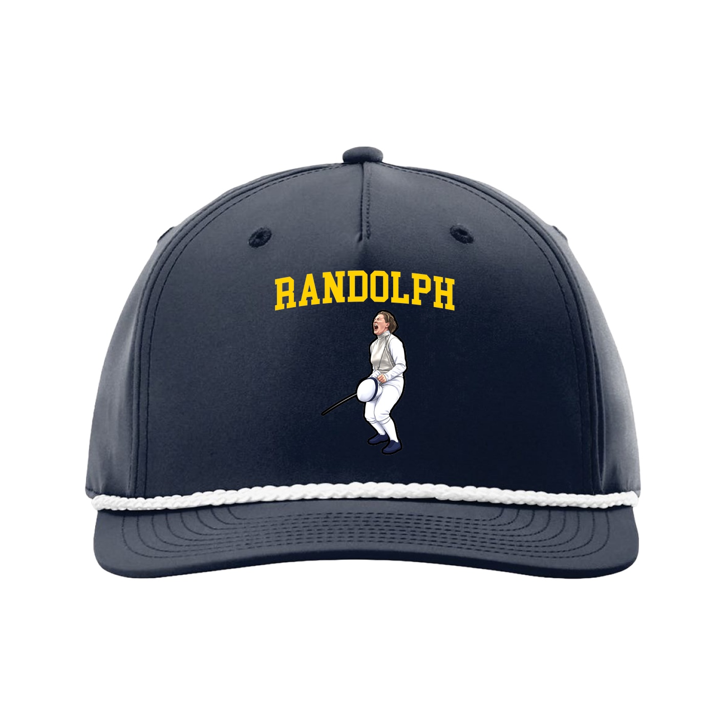 Five-Panel Classic Rope Cap — Shirsey in Navy